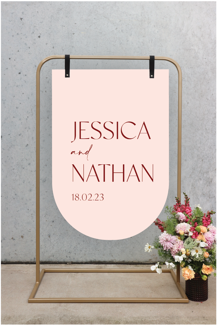 Modern Love Welcome Sign
