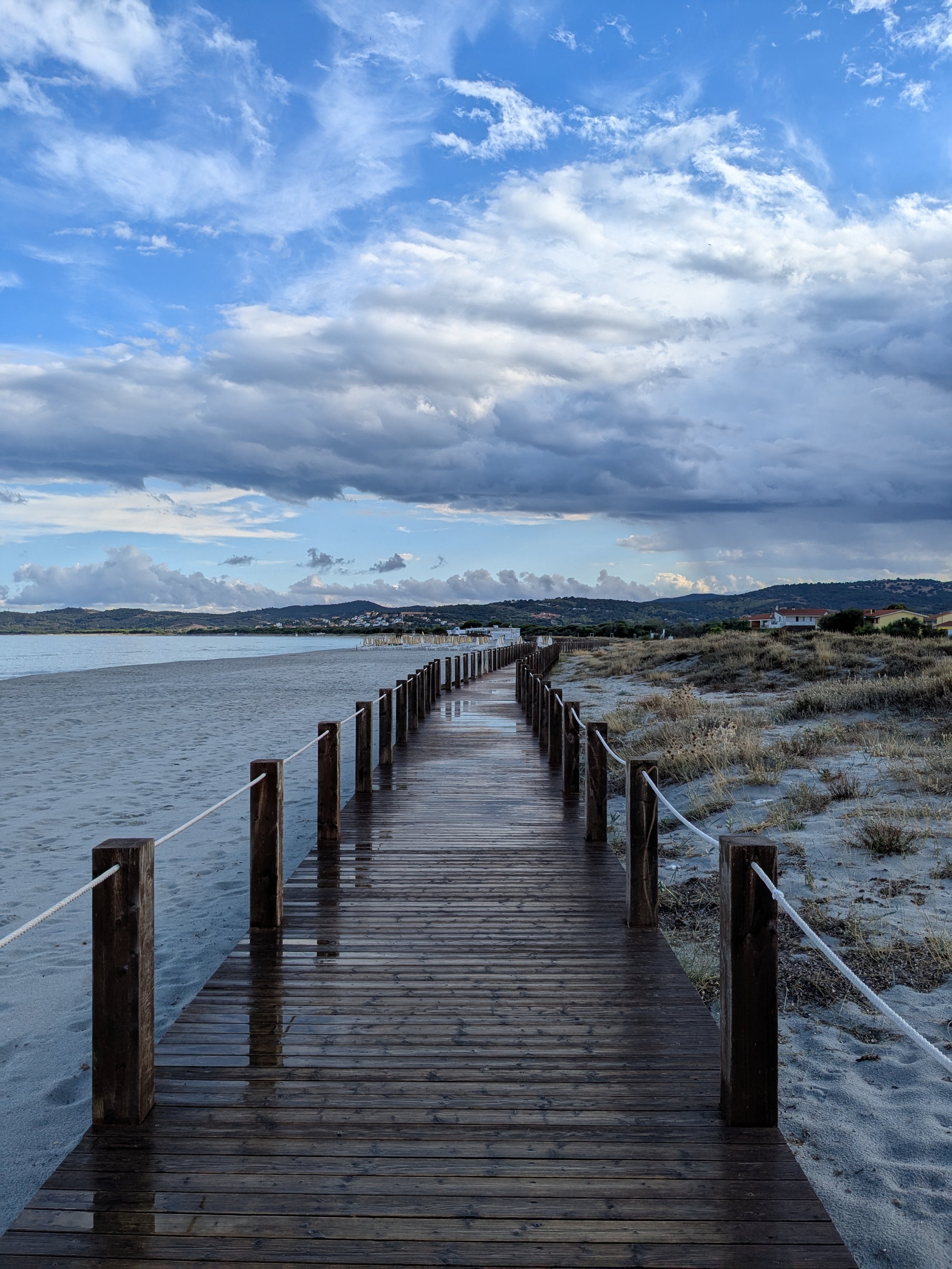 La Caletta Beach over 5km of pristine white sands in Sardinia