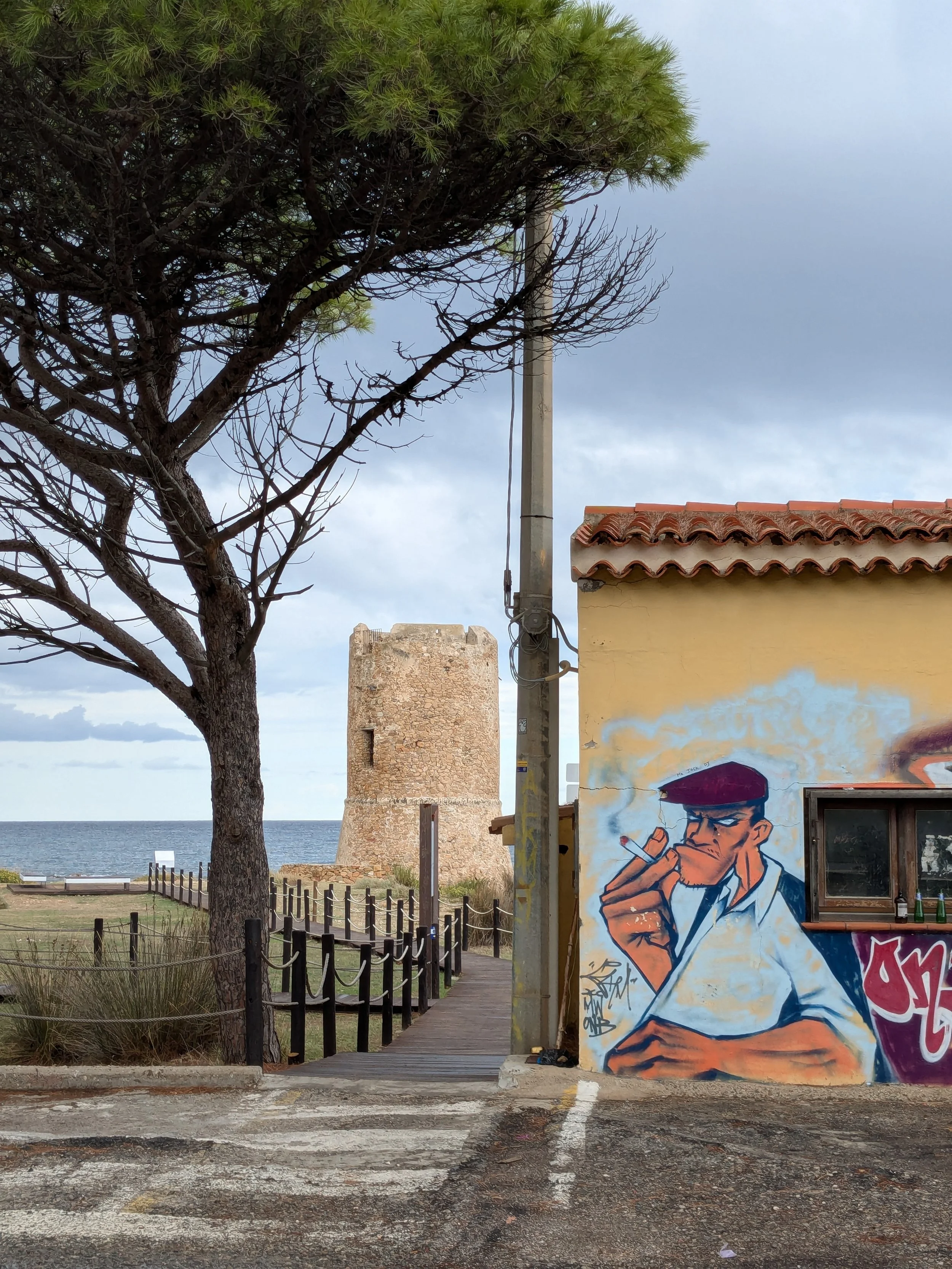 San Giovanni Tower in La Caletta Sardinia