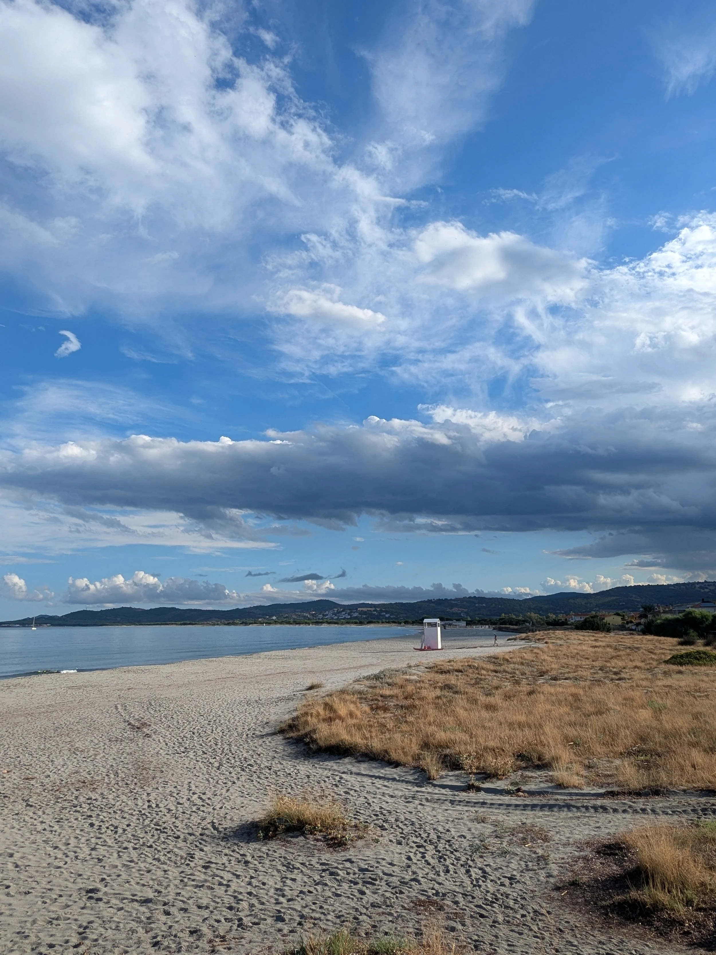 La Caletta Beach over 5km of pristine white sands in Sardinia