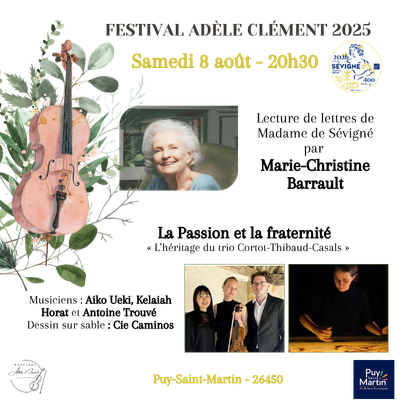 Festival Adèle Clément 2026 - Adèle Clément invite Madame de Sévigné - clôture