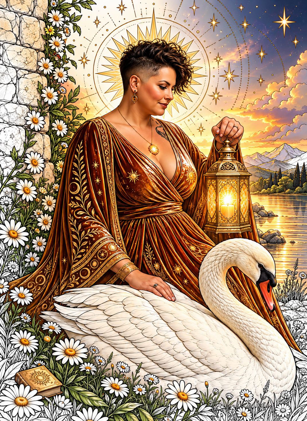 Golden Swan at Sunset.png