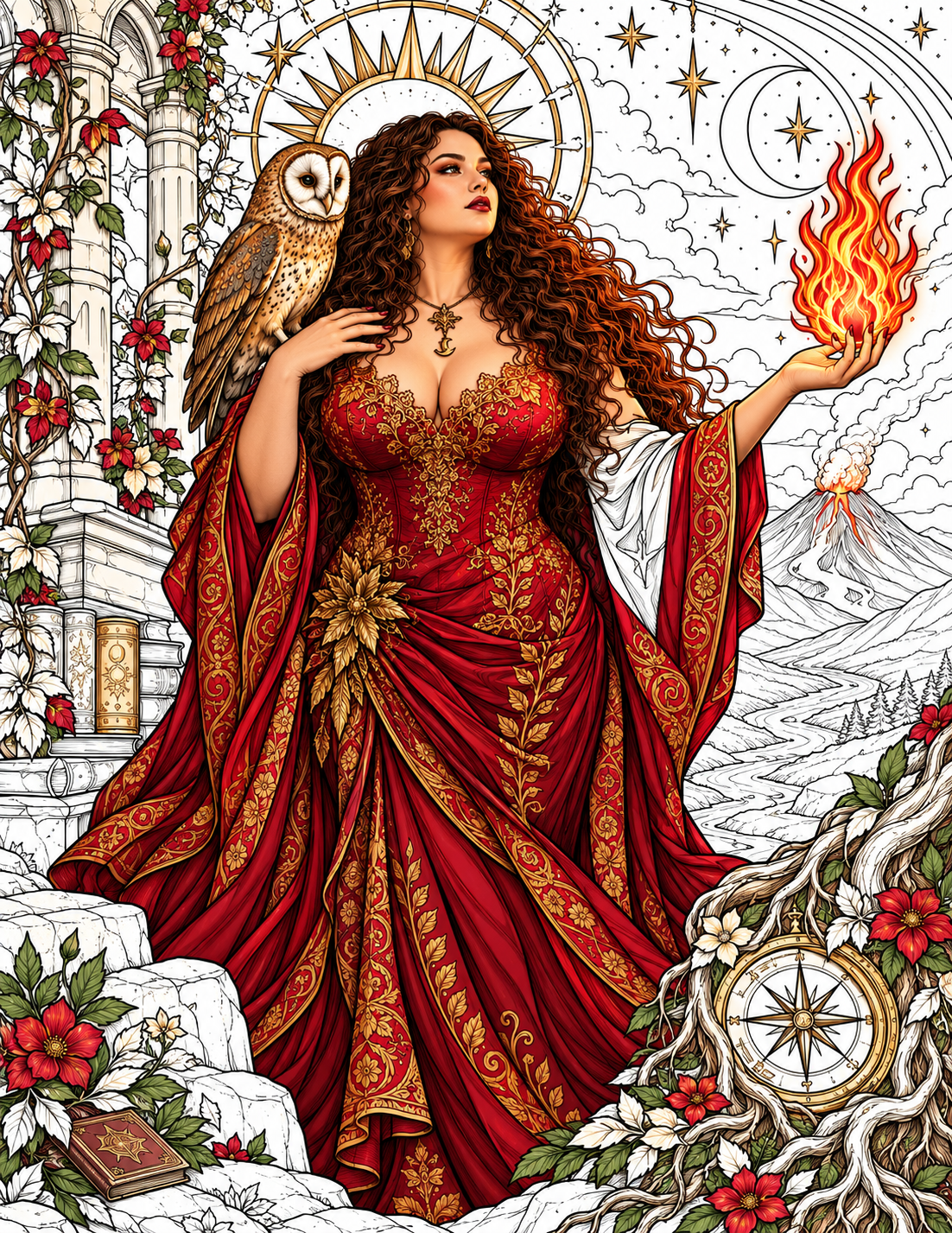Women of Wisdom Colouring Book