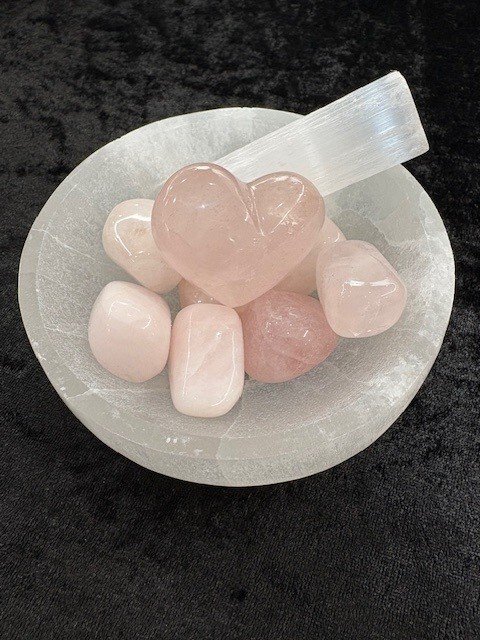 Rose Quartz & Selenite Self-Love Care Package