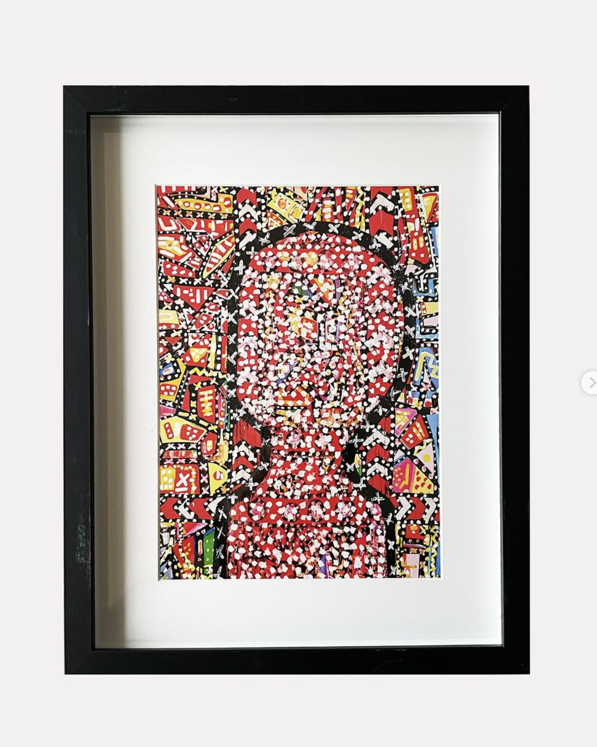 Framed Art Print - Self-portrait