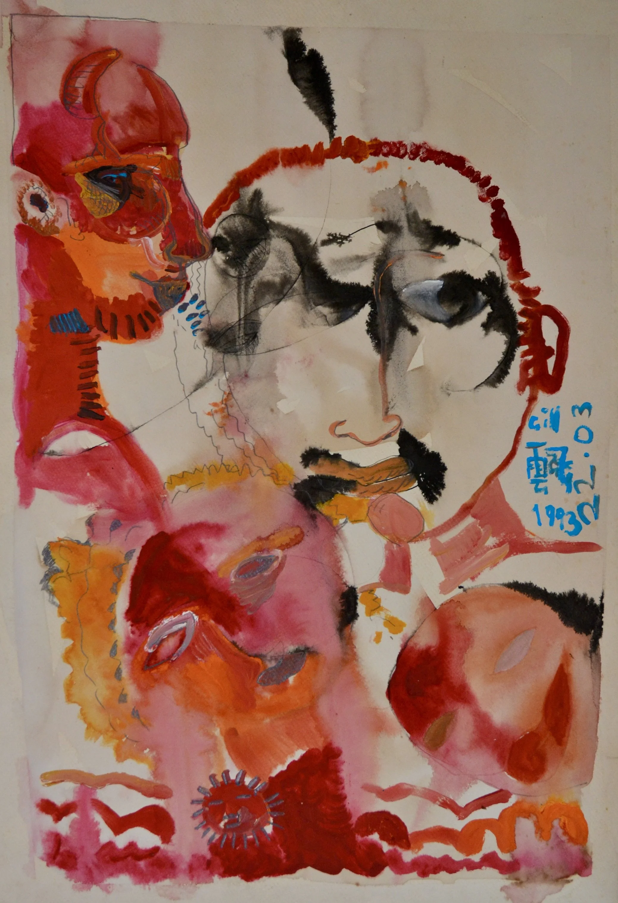 Works on Paper - People with red hair