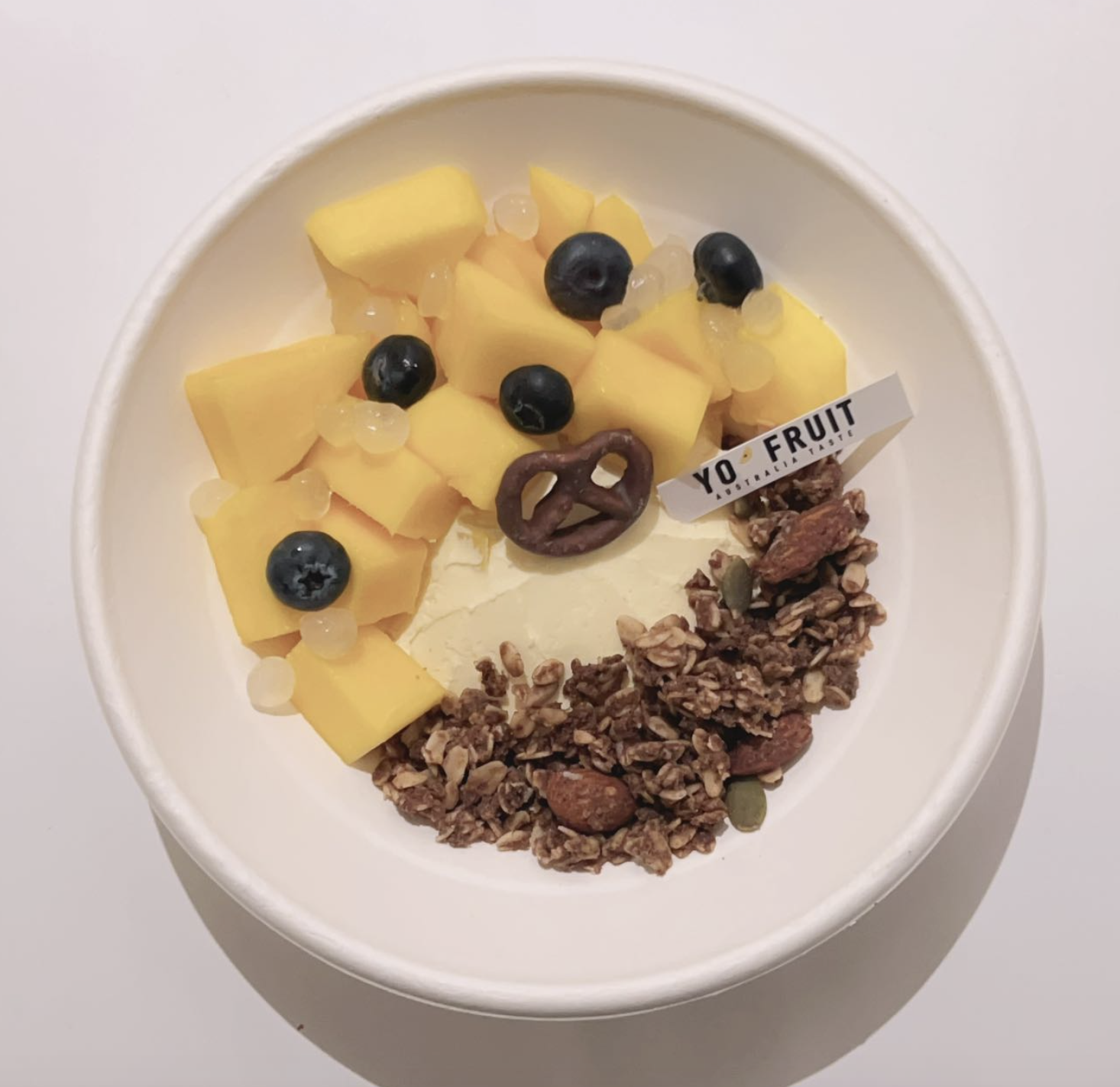 Mango Cold Brew Greek Yogurt Bowl