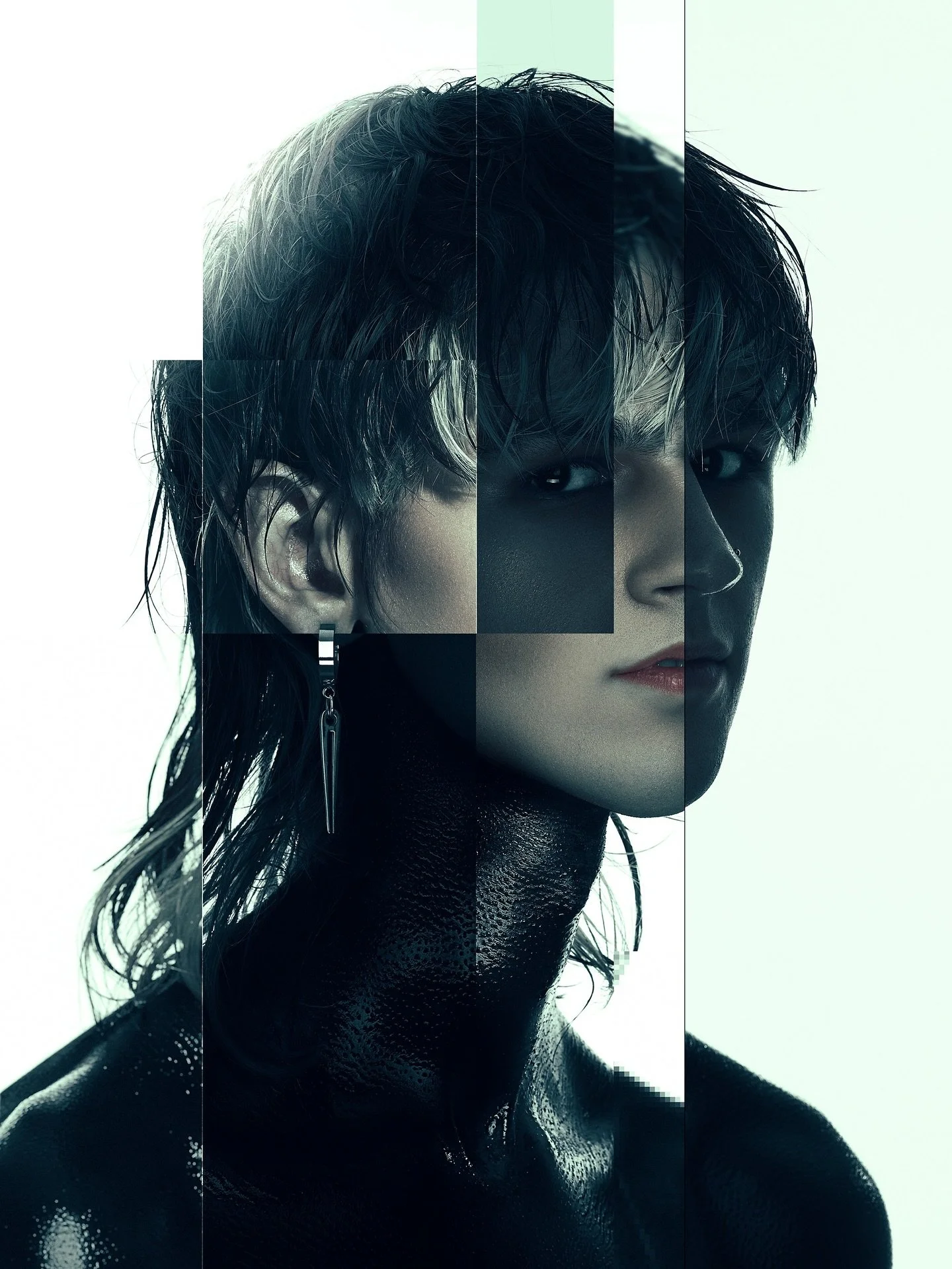 Little slices of perfection. Experimental conceptual with a fine art print-ready aesthetic. A beautiful synergy of makeup, lighting, and graphic design, melting my skillset together all into one. On muse @ardourkw