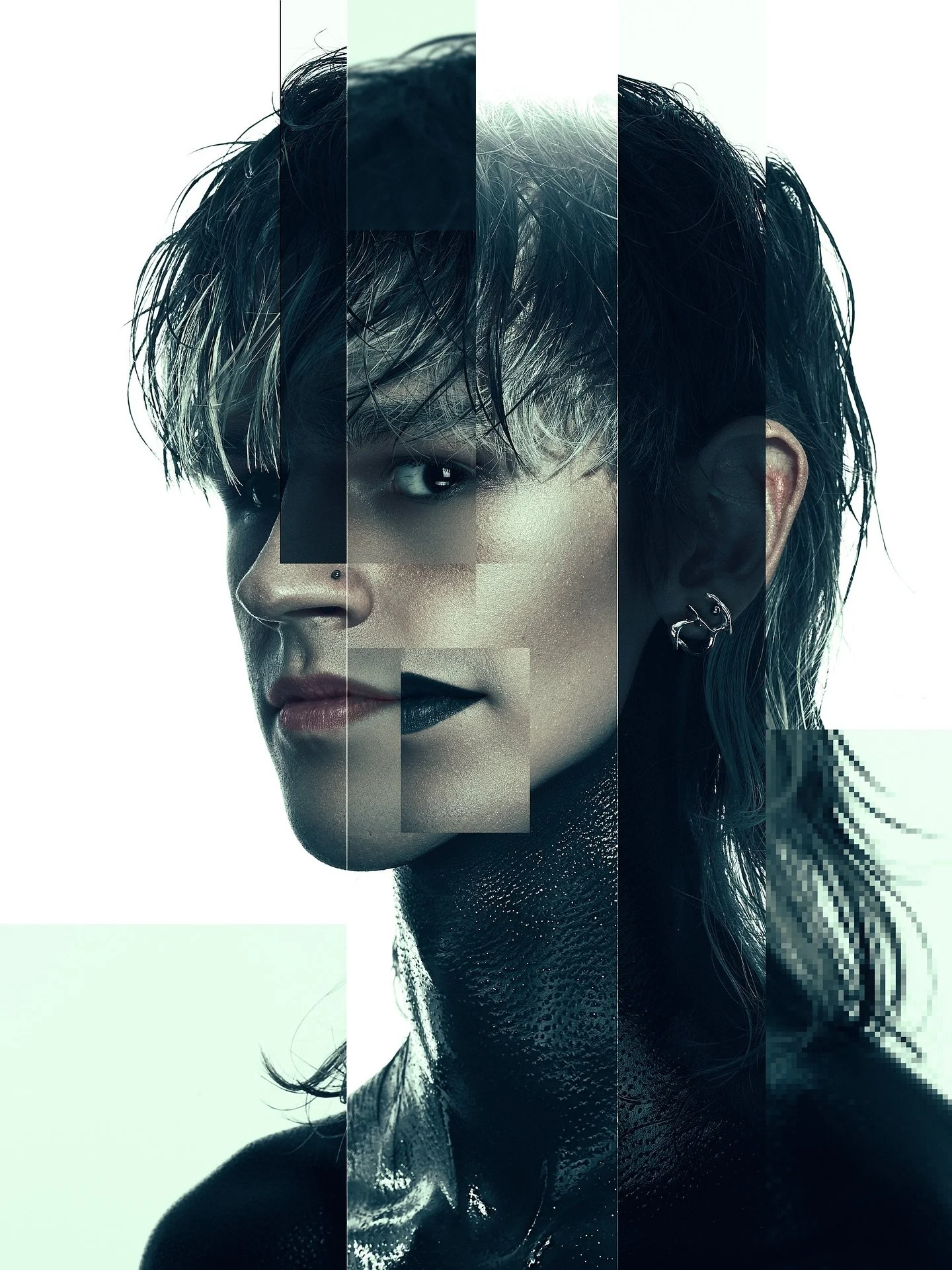 Little slices of perfection. Experimental conceptual with a fine art print-ready aesthetic. A beautiful synergy of makeup, lighting, and graphic design, melting my skillset together all into one. On muse @ardourkw