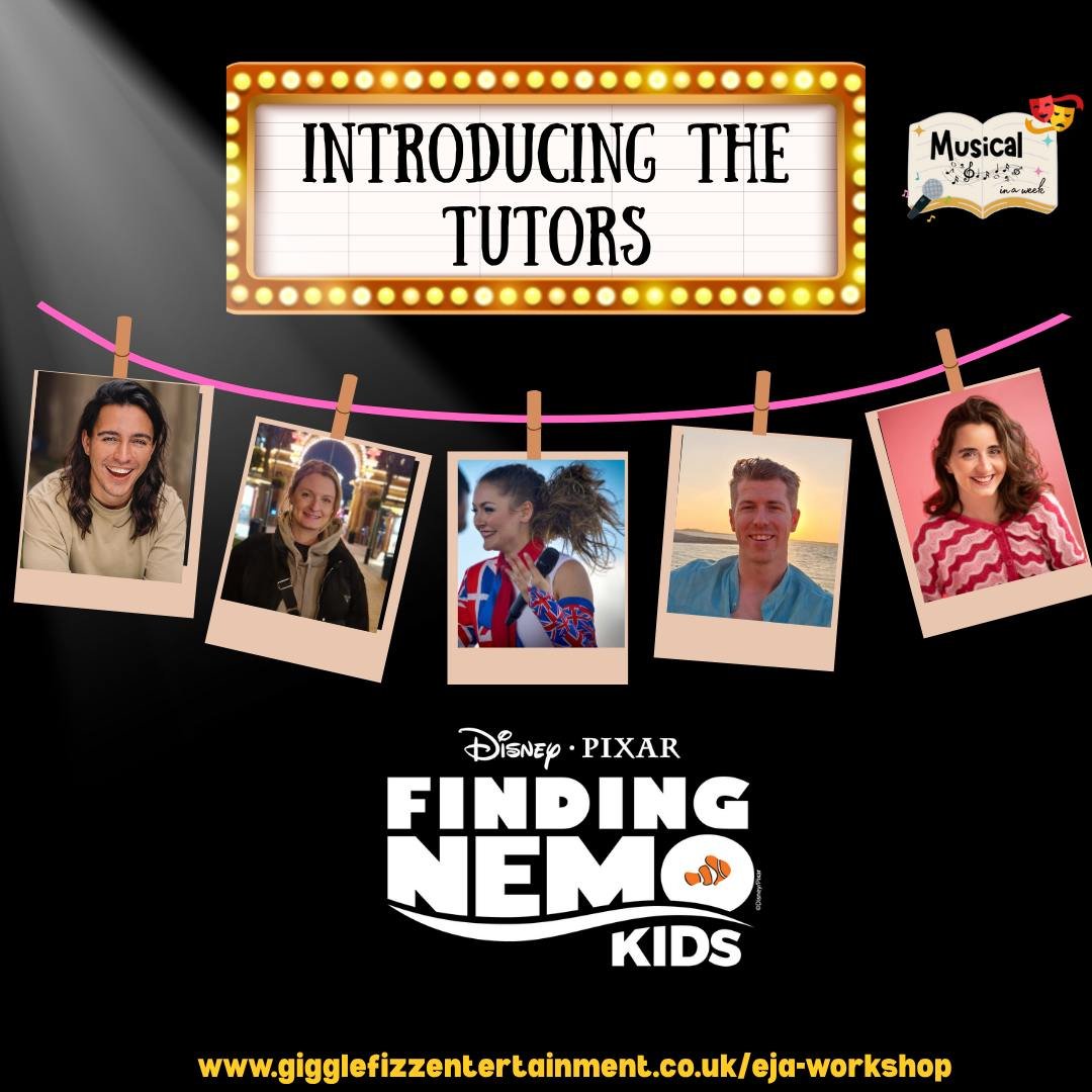 ⭐Excited to introduce our tutors for Finding Nemo Kids the Musical in a week workshop!⭐ #musicaltheatre #thingstodomedway #performingartskent #burham #wouldham #halling #snodland #bluebellhill #walderslade #chatham #petersvillage #sandling #aylesford