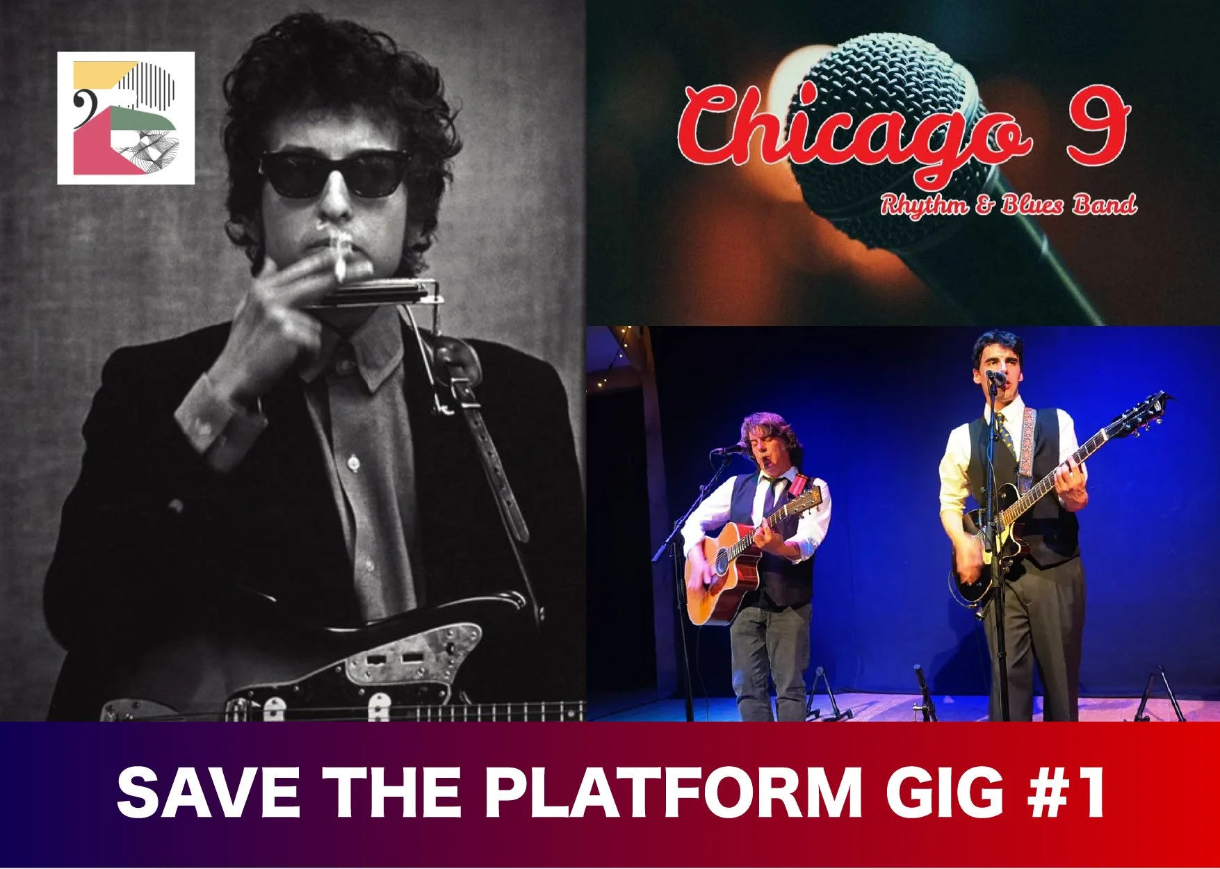 Fundraiser at The Brook: With The Bob Dylan Collective, Chicago 9 Rhythm & Blues Band & The Henrys