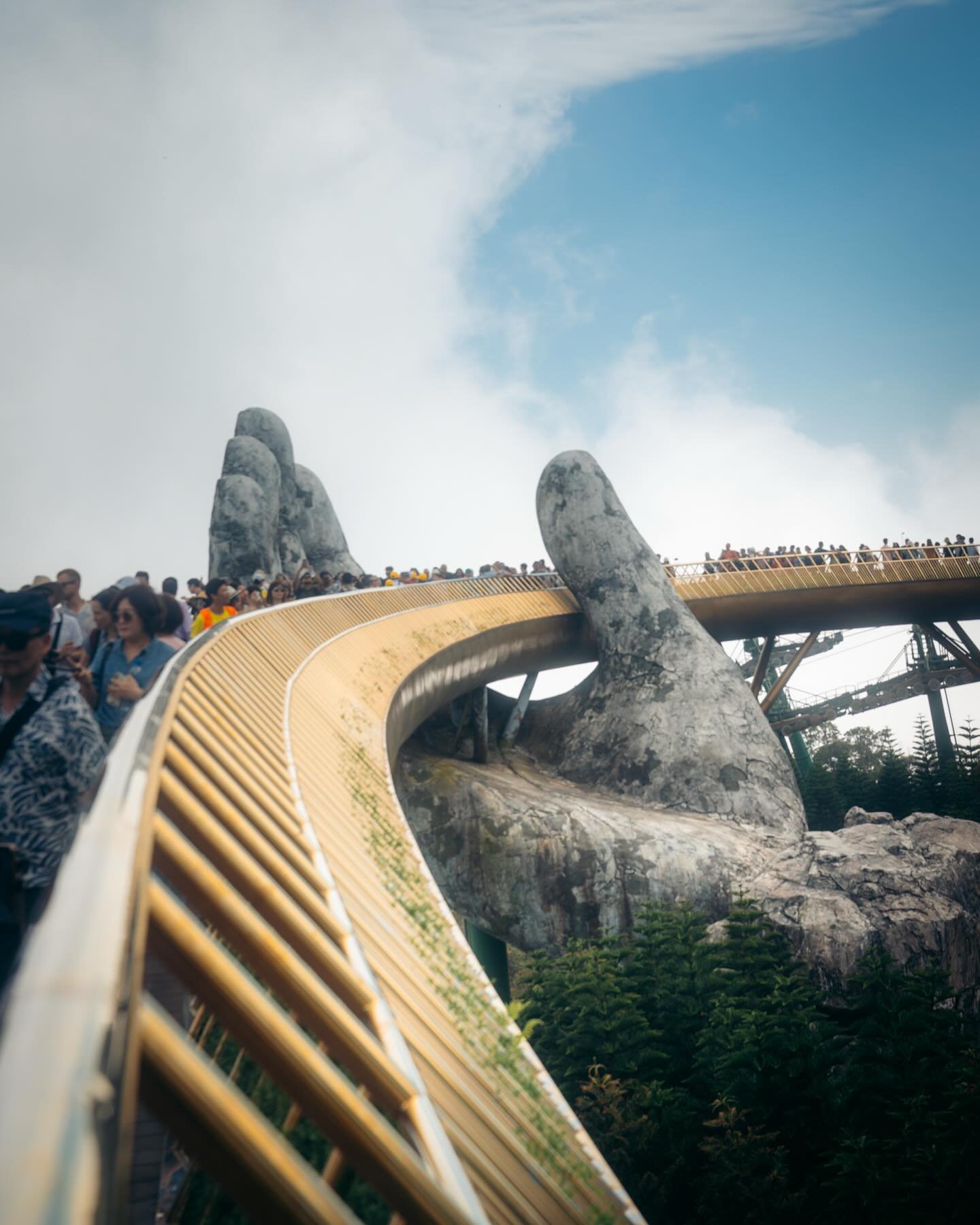 Journeying to the Ba Na Hills in Vietnam 🇻🇳
As we slowly make our way across Vietnam, we find ourselves staying in the small city of Da Nang. Where just on the outskirts sits the Ba Na Hills.
At the height of 1,487m from the sea level, The Ba N