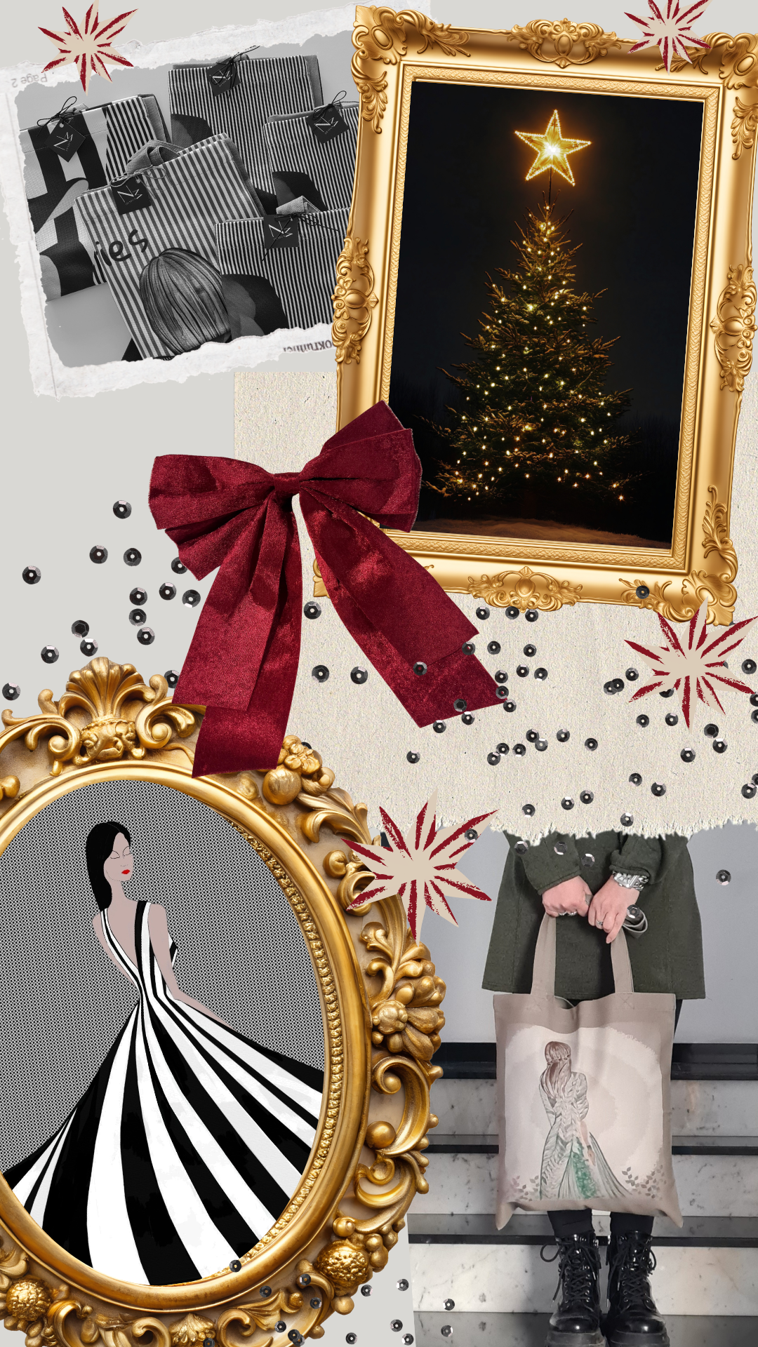 Gold and Burgundy Elegant Christmas Collage Your Story.png