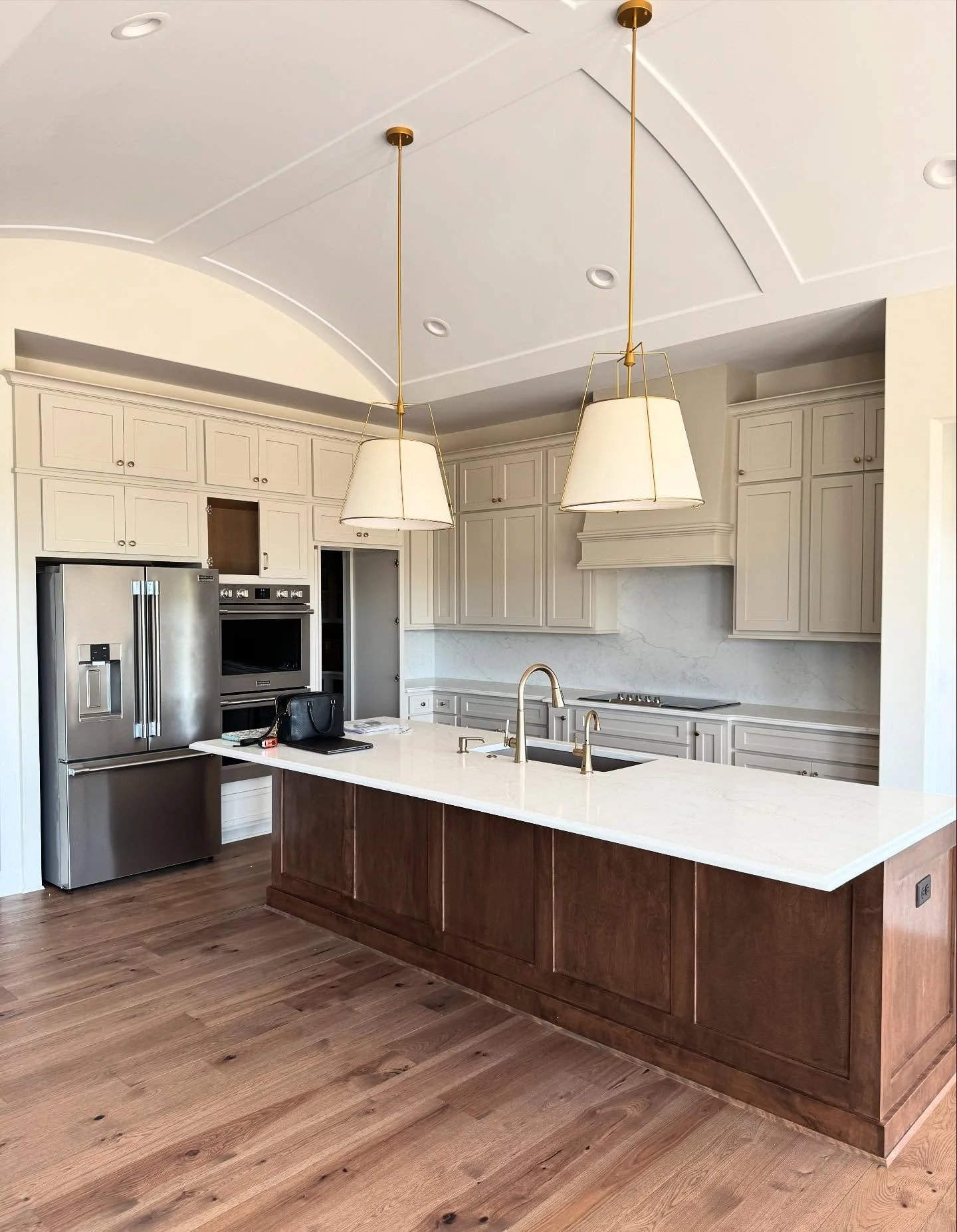 &ldquo;A Country Life&rdquo; was the name of the laundry room wallpaper collection, which couldn&rsquo;t be more fitting for this elevated, warm countryside home on the outskirts of Viola, KS. I can&rsquo;t wait for this sweet family to make many yea