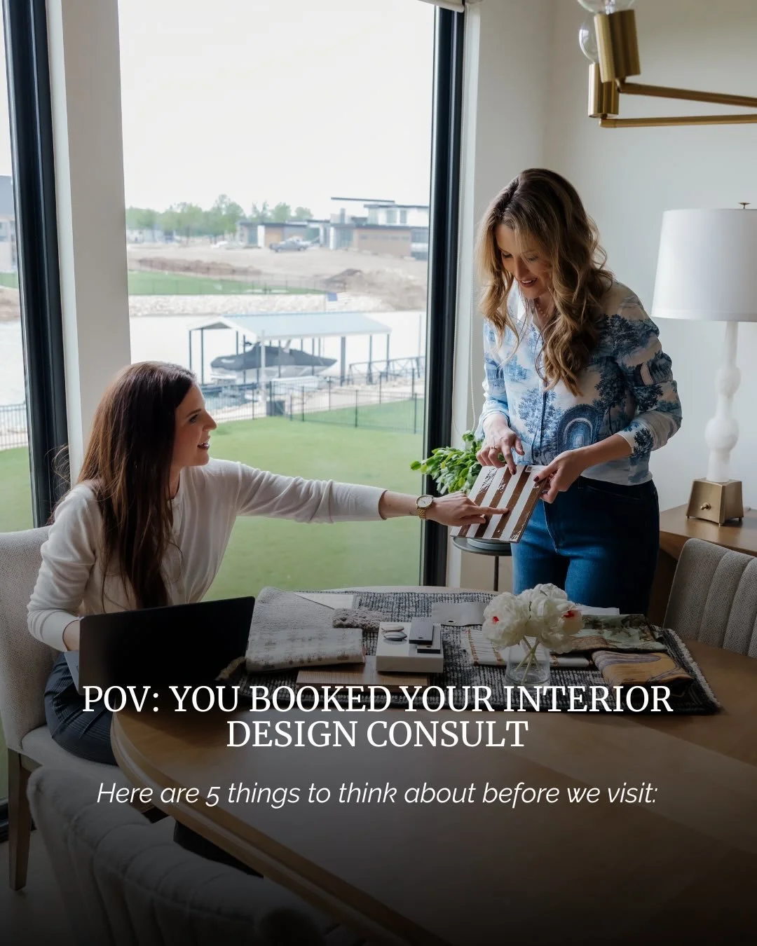 Bring what feels real, not perfect! 

&bull; Inspiration photos
&bull; Budget range
&bull; Priority list 
&bull; Hopes &amp; dreams for how you want the space to feel &amp; flow&hellip; or just let us do the heavy lifting!

DM us &ldquo;INTERIORS&rdq