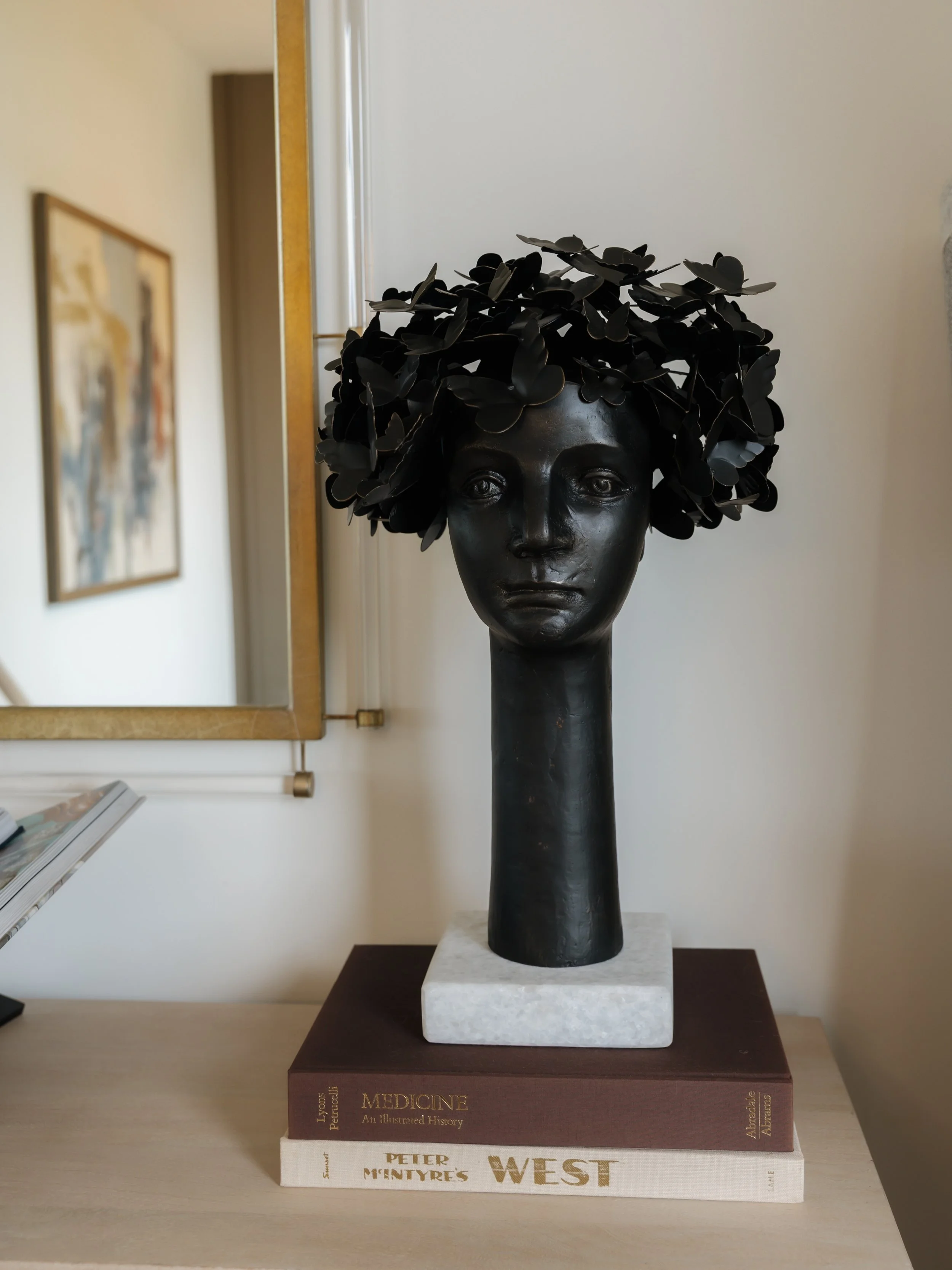 &ldquo;Butterflies for Brains&rdquo; is one of my favorite sculptures. Perfect in an entry, on a pedestal, or in a niche. 🦋