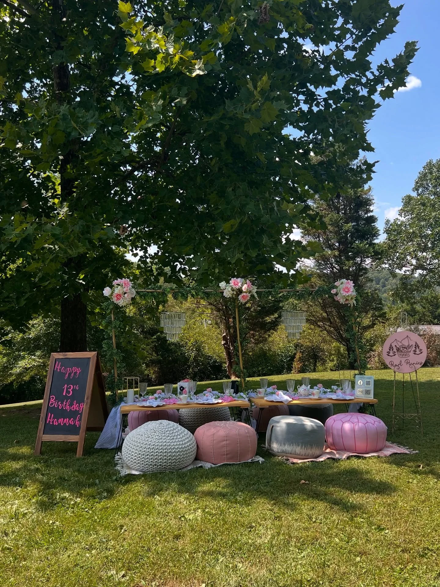 A weekend of events and festivities!
Celebrated precious Hannah joining the teen years with a picnic on Sunday! ๐งบ
Happiest birthday to this beautiful young lady! ๐
#pearlpicnicswv #tristatearea #localbusiness #wildandwonderful #smallbusinessoene