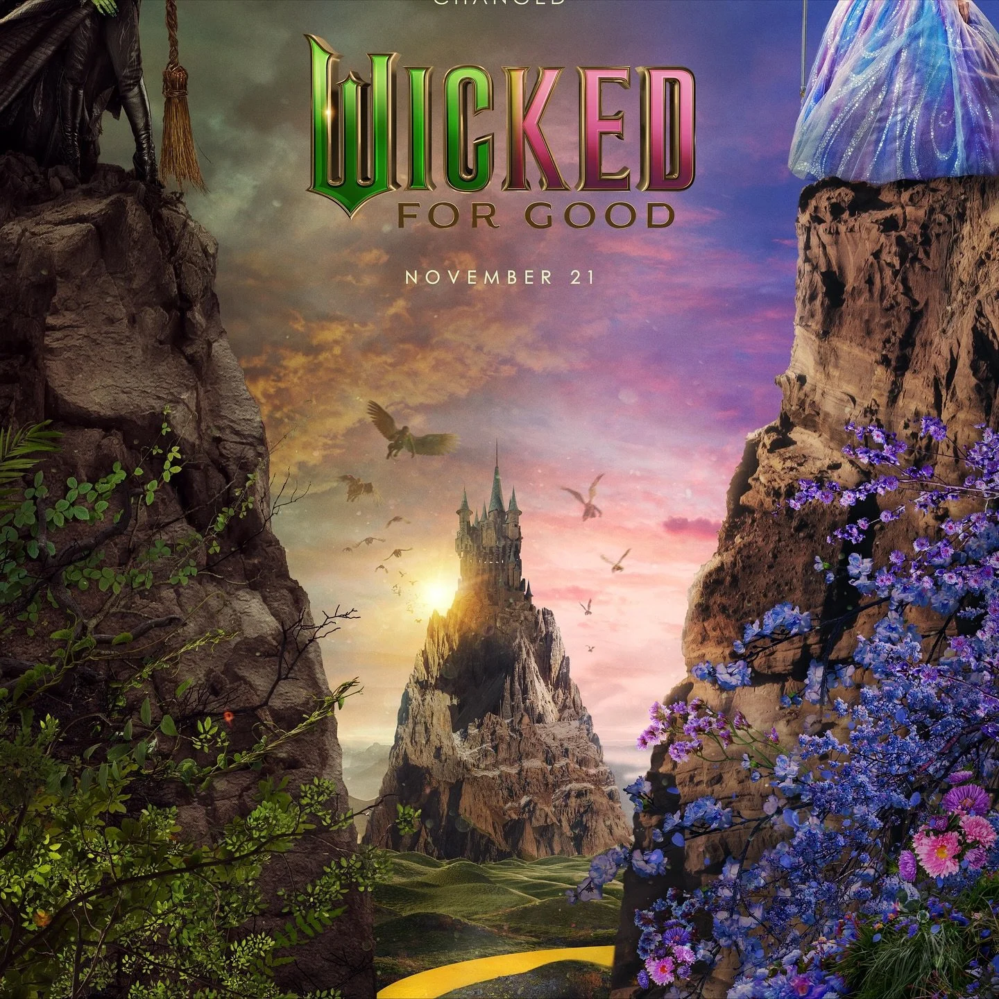 💚🩷 &rdquo;Wicked &mdash; For Good&rdquo; is a month away. 💚🩷

Who&rsquo;s in for a spellbinding night and a little mischief under the autumn moonlight? 🌙 🧙 👸 
The perfect occasion for a &ldquo;Wicked&rdquo; outdoor movie 🎥 and picnic 🧺 for a