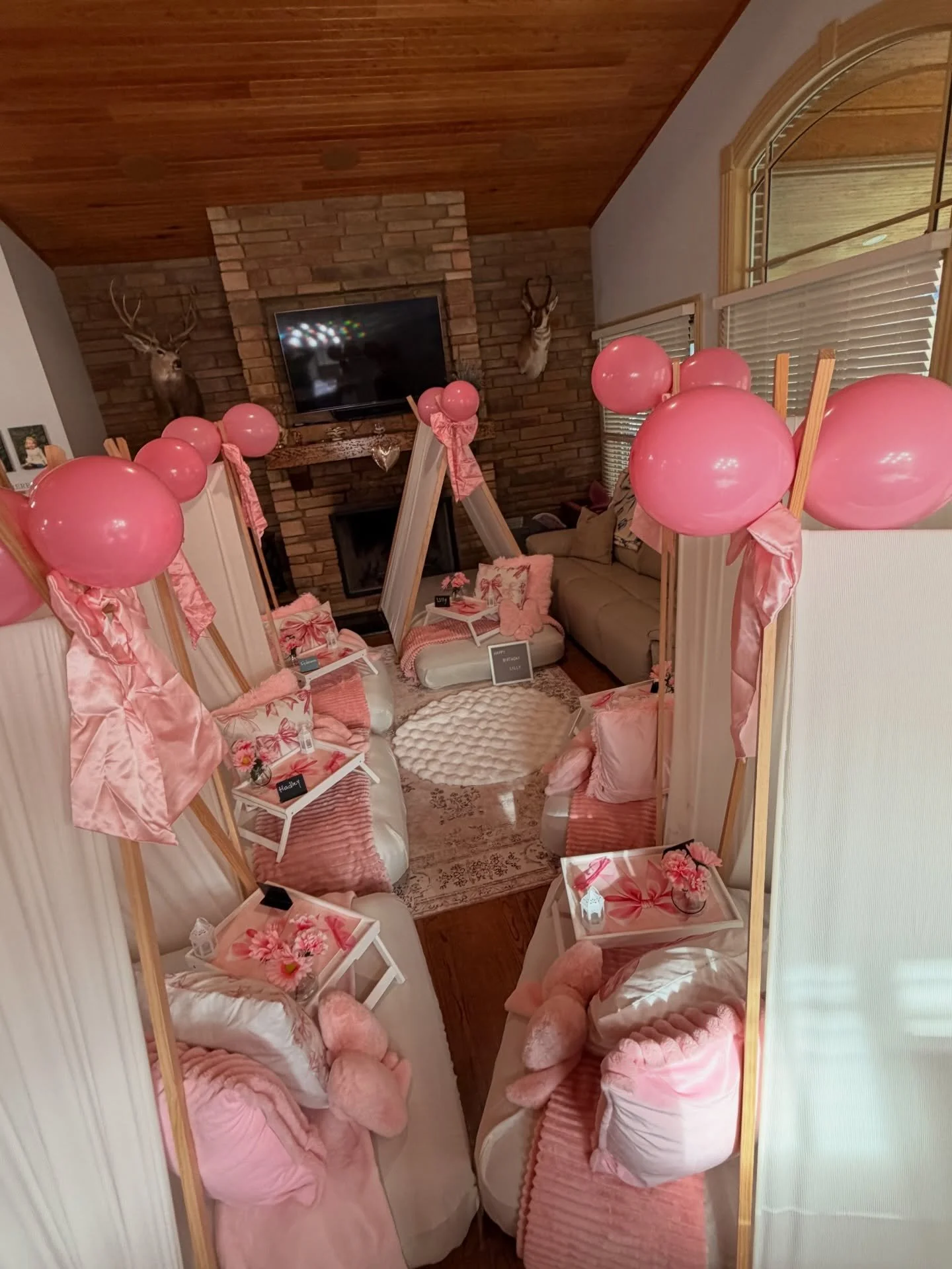 Officially naming January the &ldquo;Pink Coquette 🎀 &ldquo; month.
Happy birthday Lilly!!

#pinkbows #pearlpicnicswv #sleepoverparty #pinkgirls #tentpartyseason