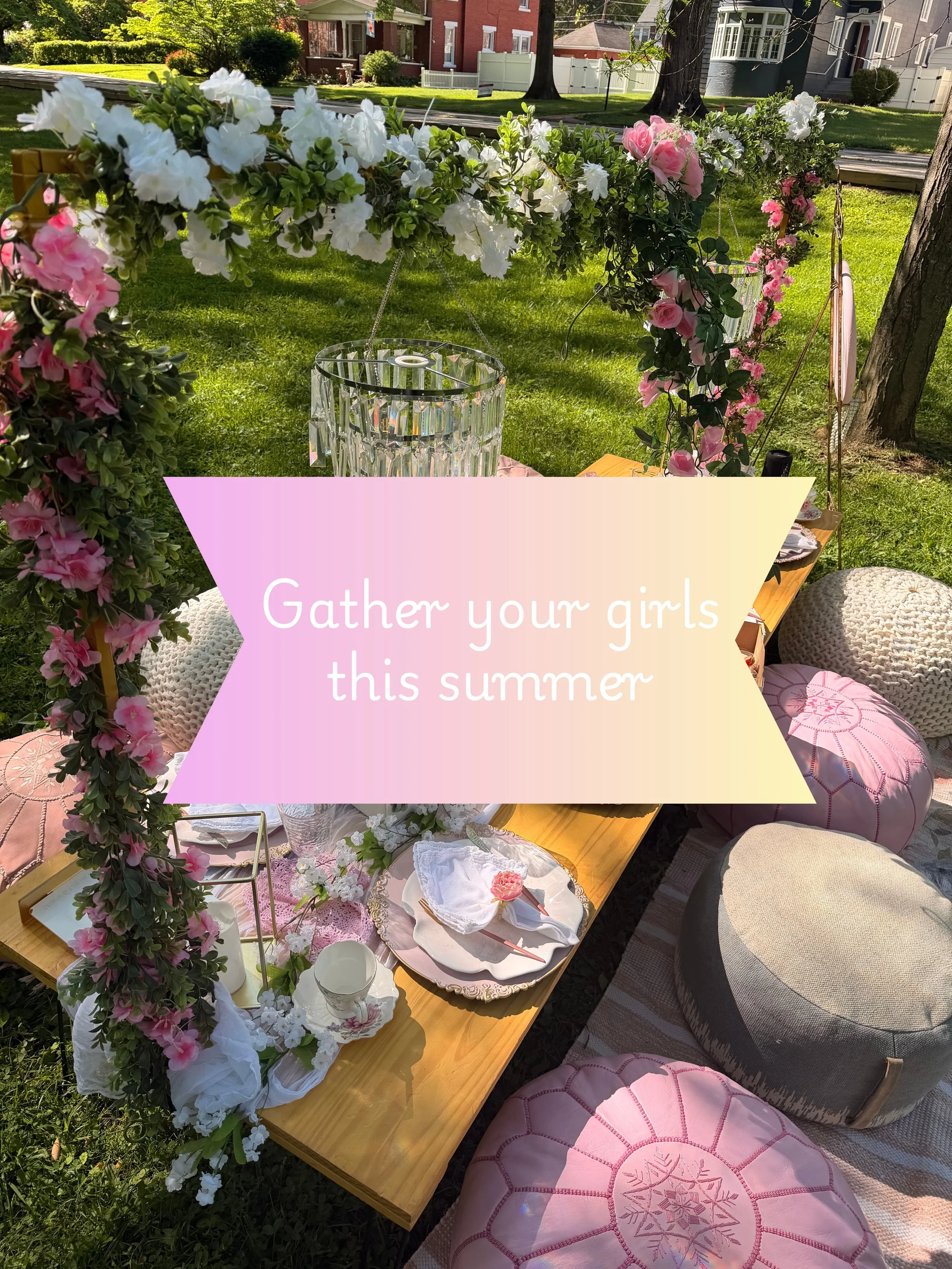 Get creative with me!
All American Girl: Red, White, &amp; Blue and your favorite people. An Americana table and a flag cake will make this your favorite night of the summer. 🇺🇸 

Garden Gathering: Hello organic candles and fresh vegetables in ever