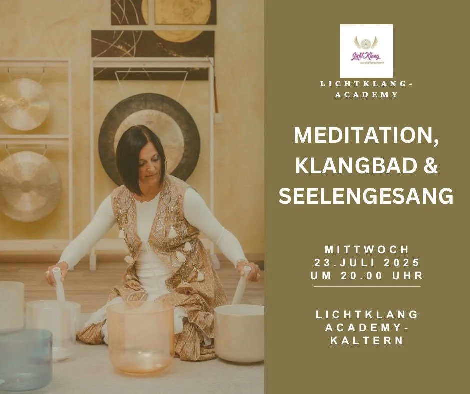 Meditation, klangbad, seelengesang
