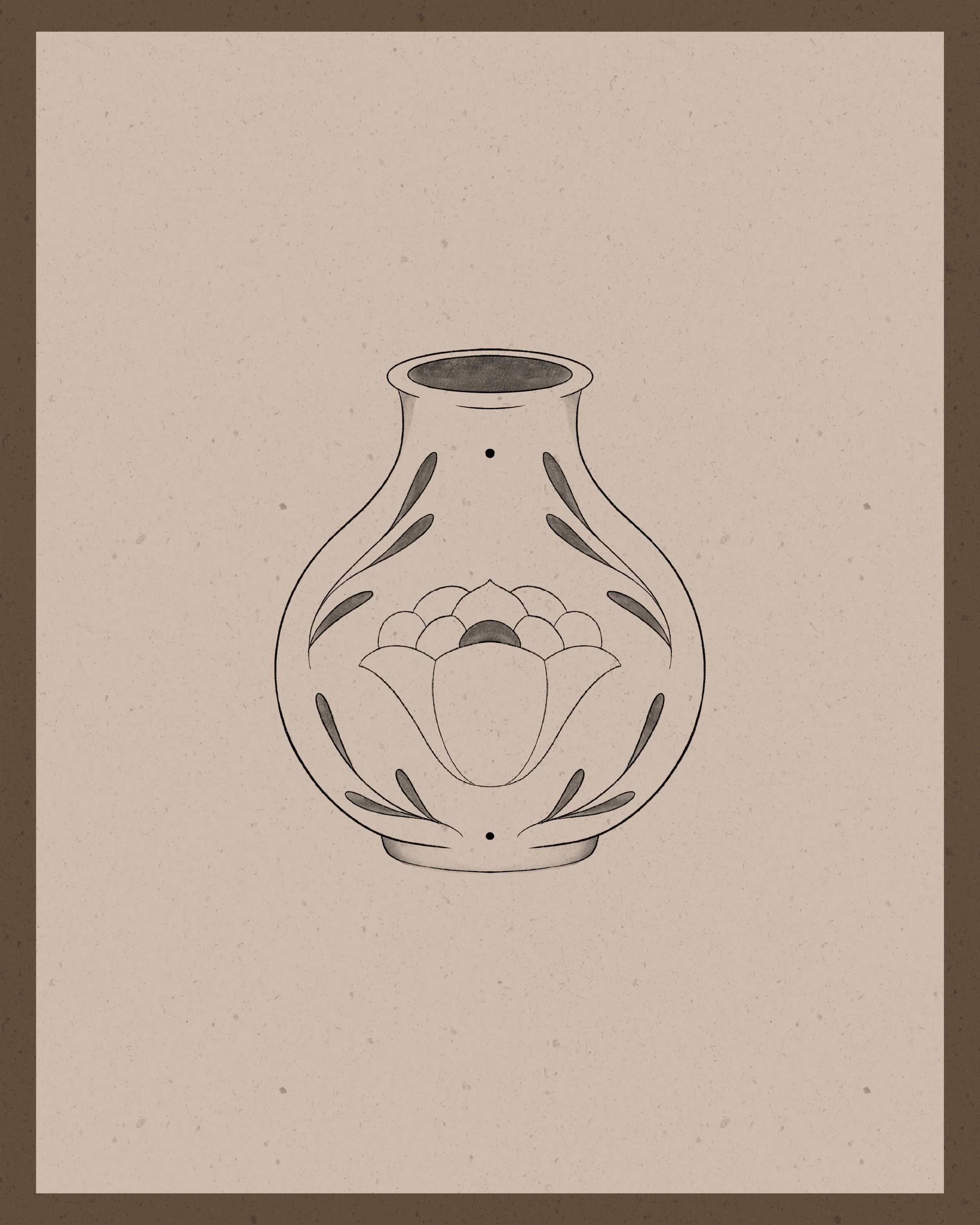 Delicate Floral Vase