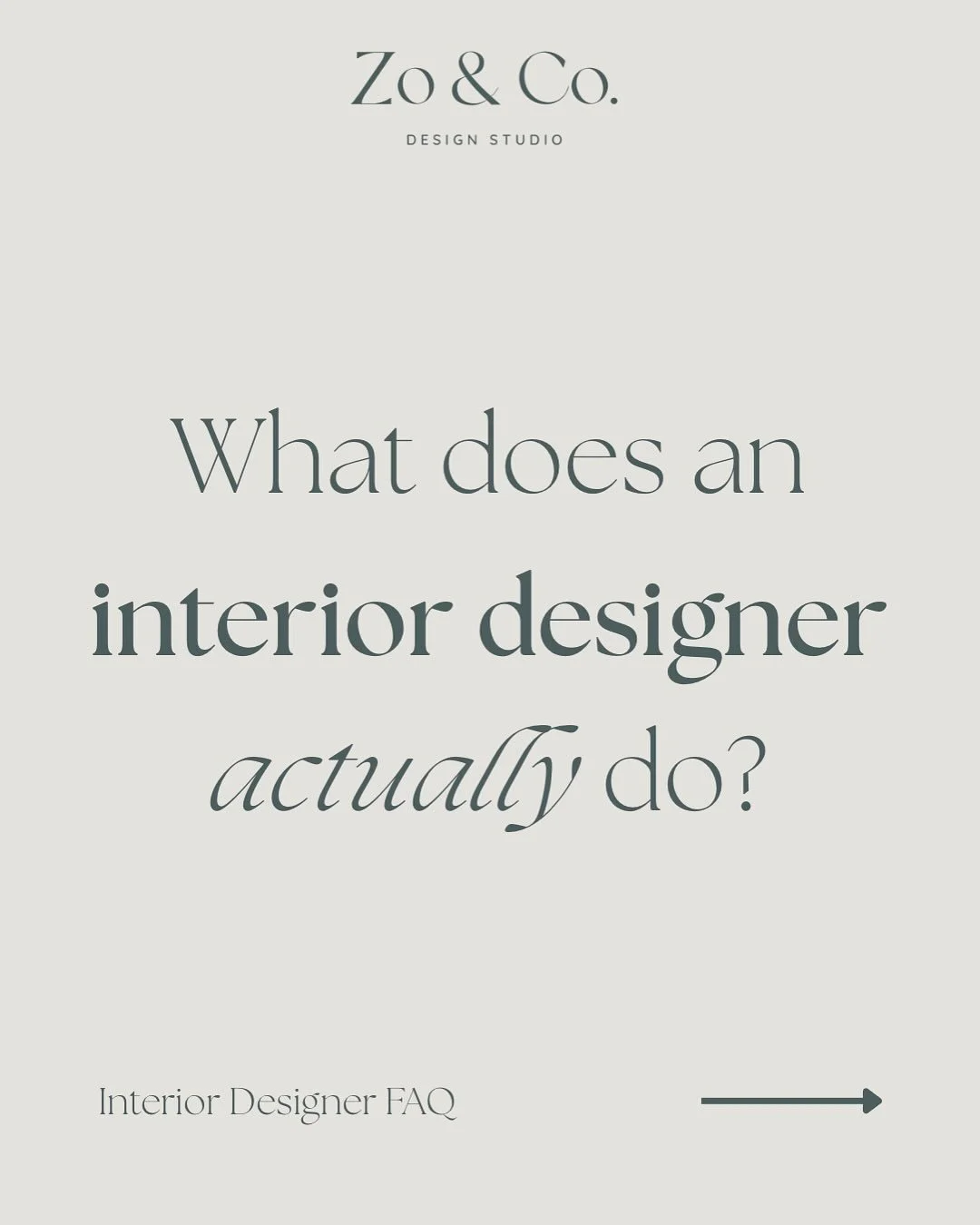 Not sure what an interior designer really does (besides picking pretty pillows)? Truth is: we do a lot more than that. 😆

From floor plans to furniture sourcing 🛋️ , color palettes to contractor coordination&mdash;I help you make sense of your spac