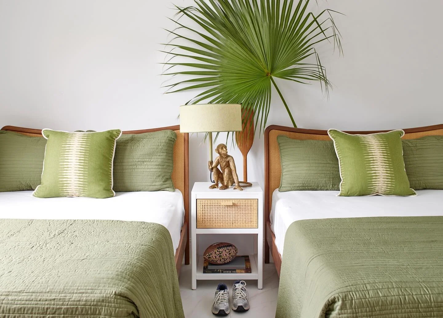 Moving through the Palm Beach project with a boys&rsquo; room designed around fresh greens, natural materials, and a subtle coastal vibe

#interiordesign #homedecor #coastal #coastaldecor #palmbeach #boysroom