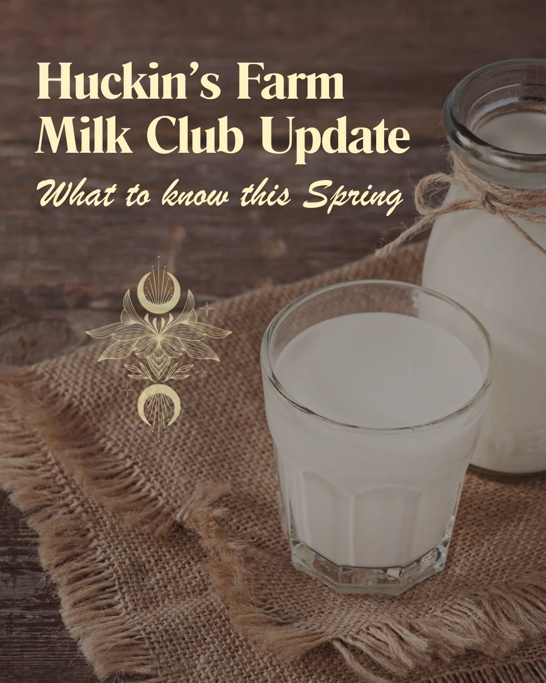 Important Milk Club Update 🥛🌱

We want to keep our community informed and supported.

We&rsquo;ve received word from Huckins Farm that seasonal dairy production is beginning to slow as they await spring calves. This is a natural part of the farming