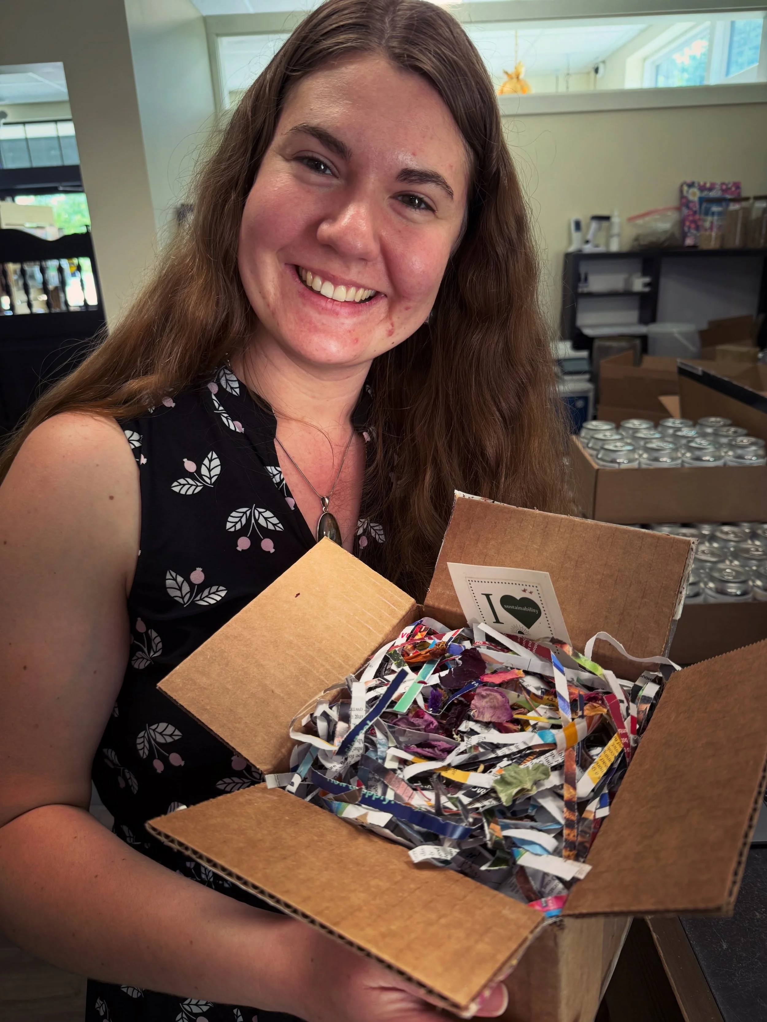 This is why we love supporting small. 🌿✨

One of our recent vendor orders arrived packed with recycled shredded paper and dried flower petals instead of plastic packing materials&hellip; and honestly, it made our whole team smile.

It&rsquo;s little