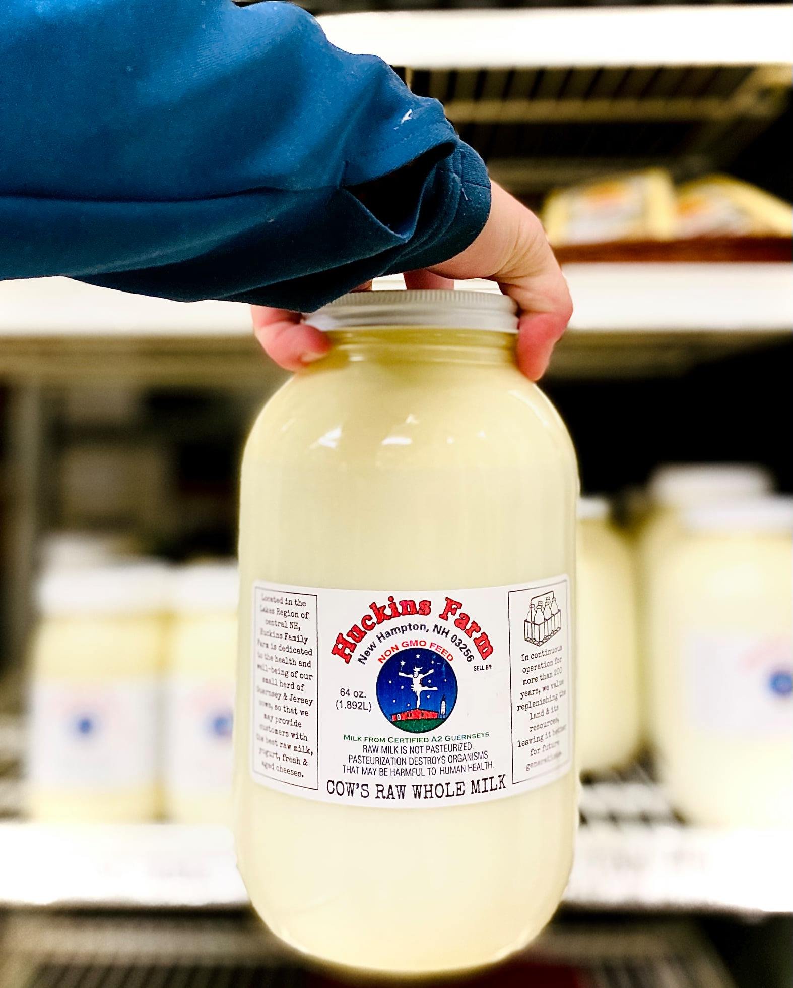 Huckin’s Farm 1/2 Gallon Raw Milk