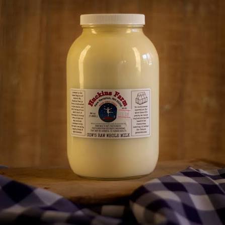 Huckin’s Raw Milk Quart
