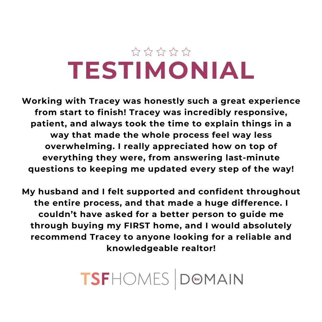 TSF Homes loves happy clients! We were honored to help these first time homebuyers with their purchase!