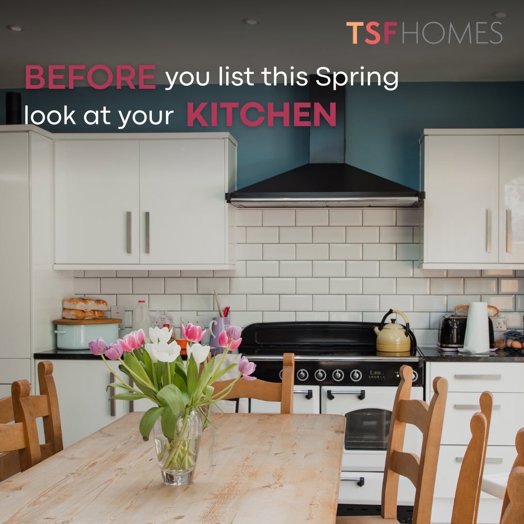 Before you list your home this spring, take a close look at your kitchen &mdash; buyers are paying attention! 🌷

Even small updates can make a big difference:
&bull; Swap out cabinet hardware for a fresh, modern look
&bull; Update light fixtures to 