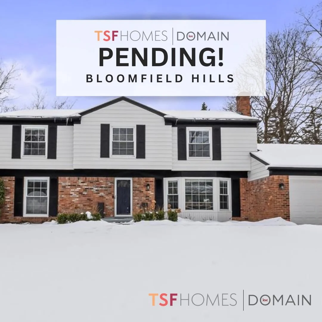 Under contract on a picture-perfect colonial in Bloomfield Hills ✨
This one had multiple offers, but with the right strategy, strong terms, and a great team, TSF Homes got it done. My buyers stayed patient, moved quickly when it counted, and now they