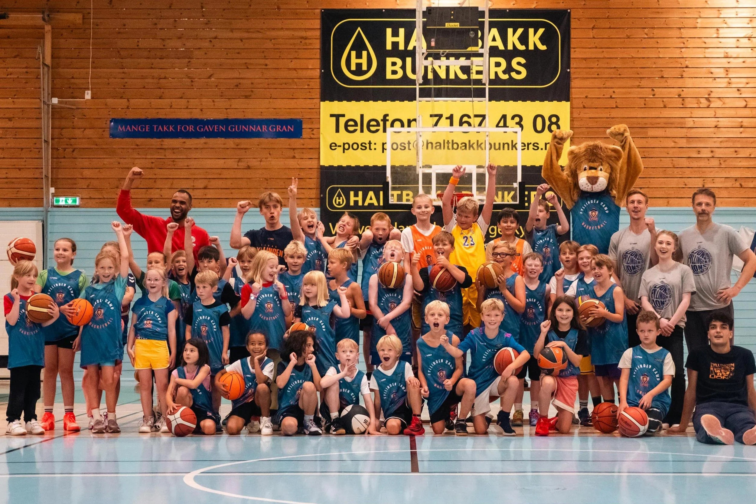 De siste to ukene har 120 barn vært inn om Fyllingsdalen idrettshall på Fyllingen Lions Summer Camp