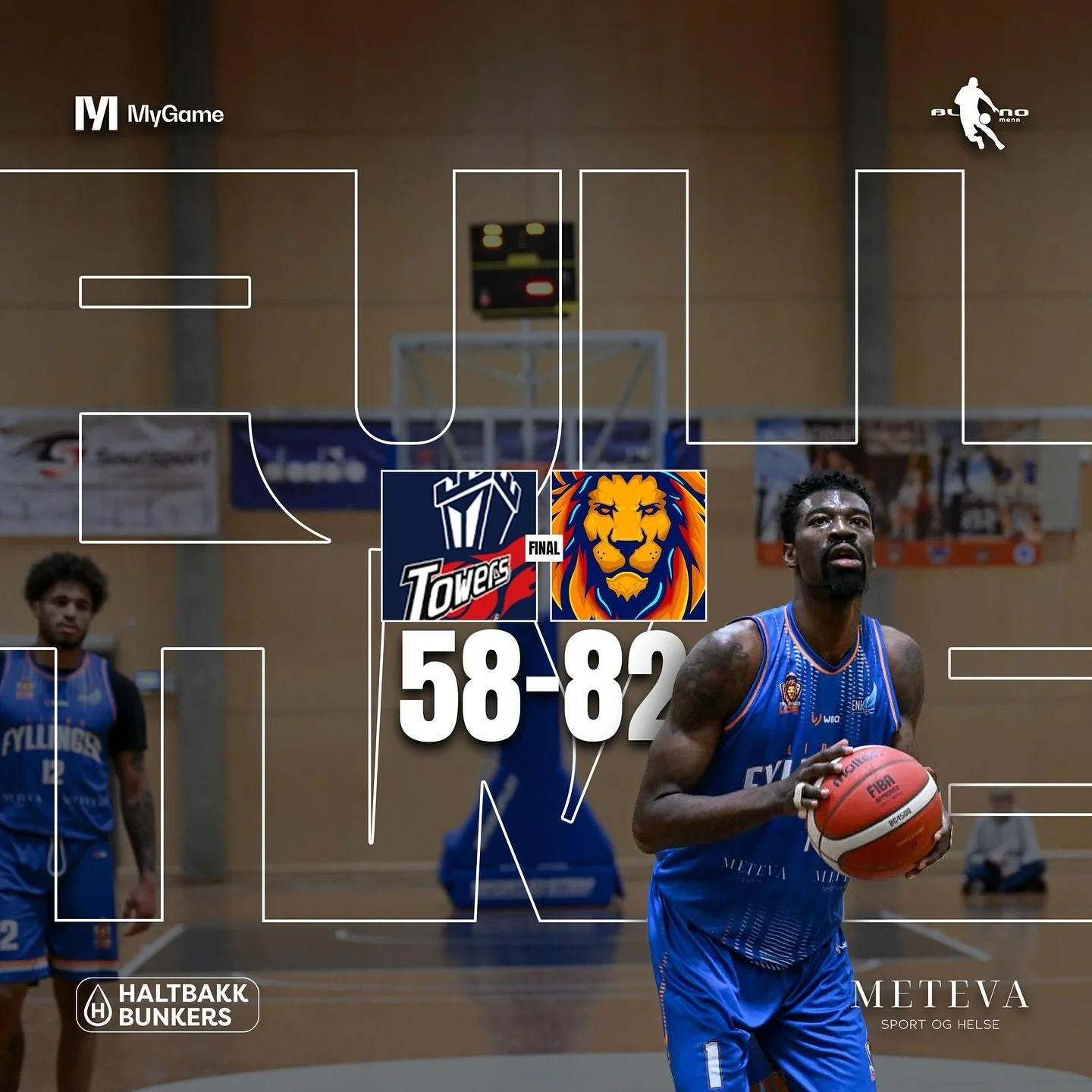 Takk for kampen @tntbasket.no! Fyllingen Lions tok ny borteseier &ndash; slo TNT Towers 82&ndash;58 🦁🔥

Fyllingen Lions fortsetter seiersrekken! Etter en jevn f&oslash;rsteomgang der TNT Towers ledet med ett poeng til pause, skrudde Lions opp tempo