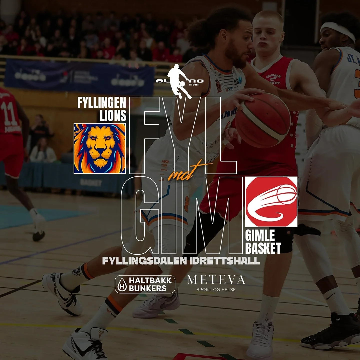 🔥 BLNO-FESTEN FORTSETTER - 13. november m&oslash;ter Lions Gimle i et ekte lokaloppgj&oslash;r! 🔥

📍 Fyllingsdalen idrettshall
🕖 Kampstart kl. 19:00 (d&oslash;rene &aring;pner 18:15)
👶 Gratis inngang for alle barn &ndash; takk til Haltbakk Bunke