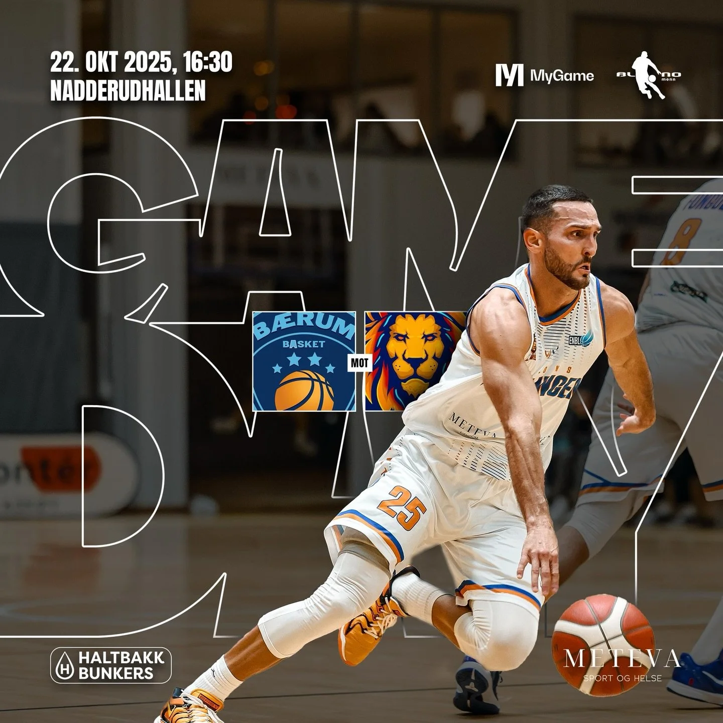 🔥GAME DAY🔥 - L&oslash;rdag kl. 16.30, m&oslash;ter Lions B&aelig;rum Basket i Nadderudhallen. Bli med &aring; heie p&aring; norsk basket 

Kan du ikke v&aelig;re der live?
🎥 Se kampen direkte p&aring; mygame.no

Go Lions! 🦁💙

#norskbasket #fylli