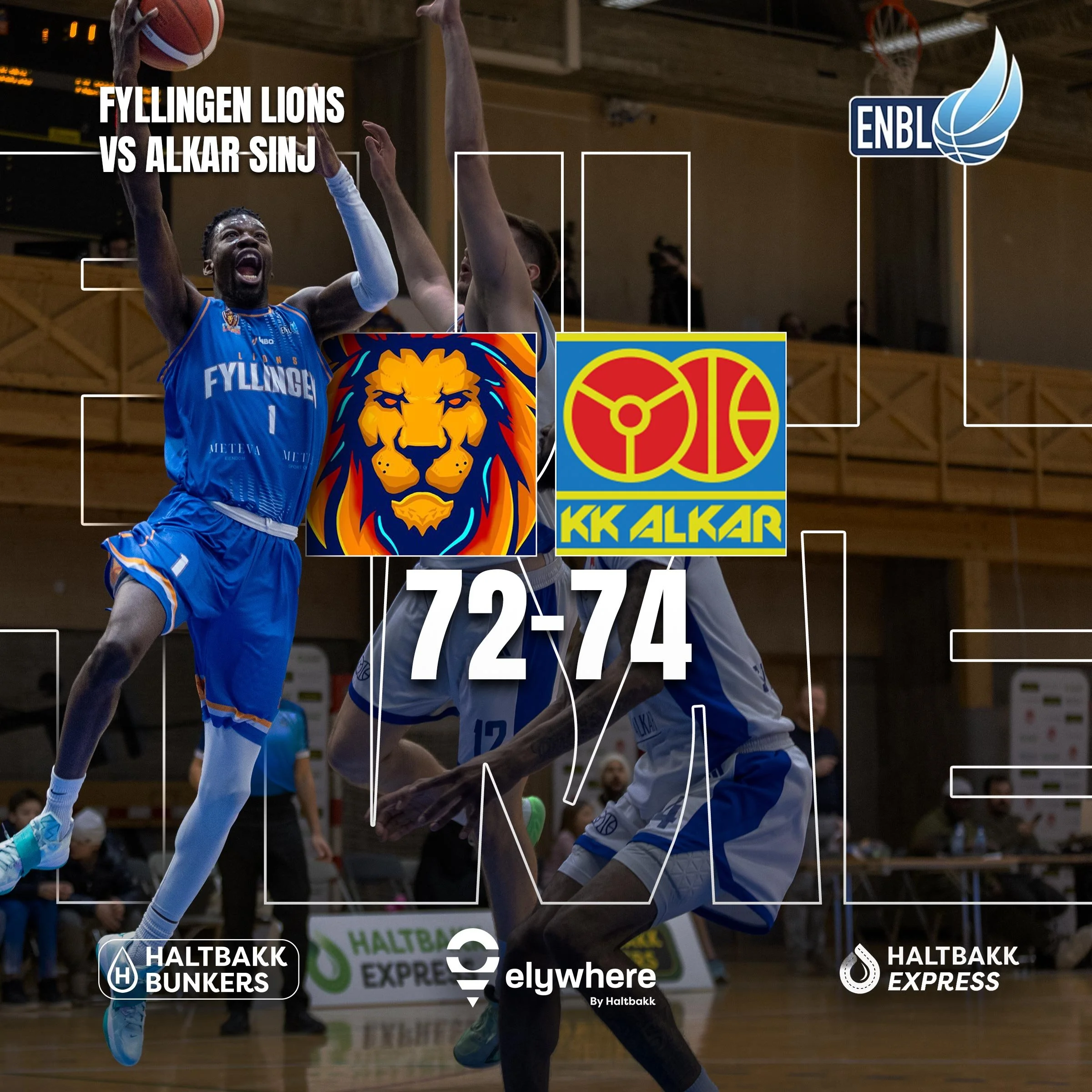 Tøft tap i sesongens siste ENBL-kamp