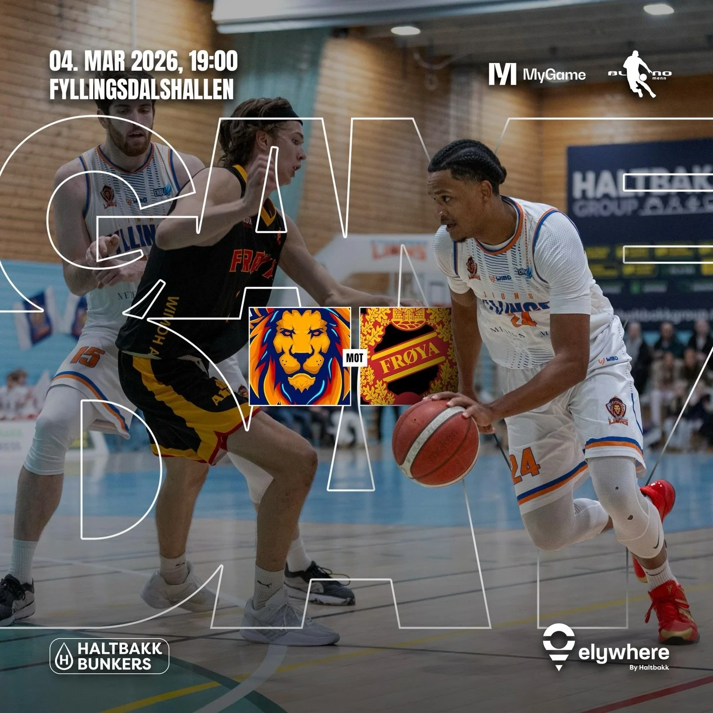 I kveld m&oslash;ter vi Fr&oslash;ya i Fyllingsdalshallen for sesongens nest siste kamp i seriemesterskapet og gullet st&aring;r p&aring; spill🥇 bli med p&aring; et spennende lokaloppgj&oslash;r klokken 19.00 🔥