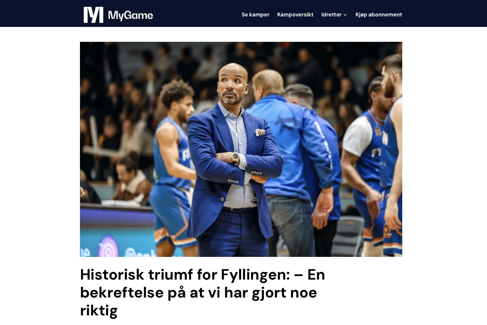 MyGame: Historisk triumf for Fyllingen