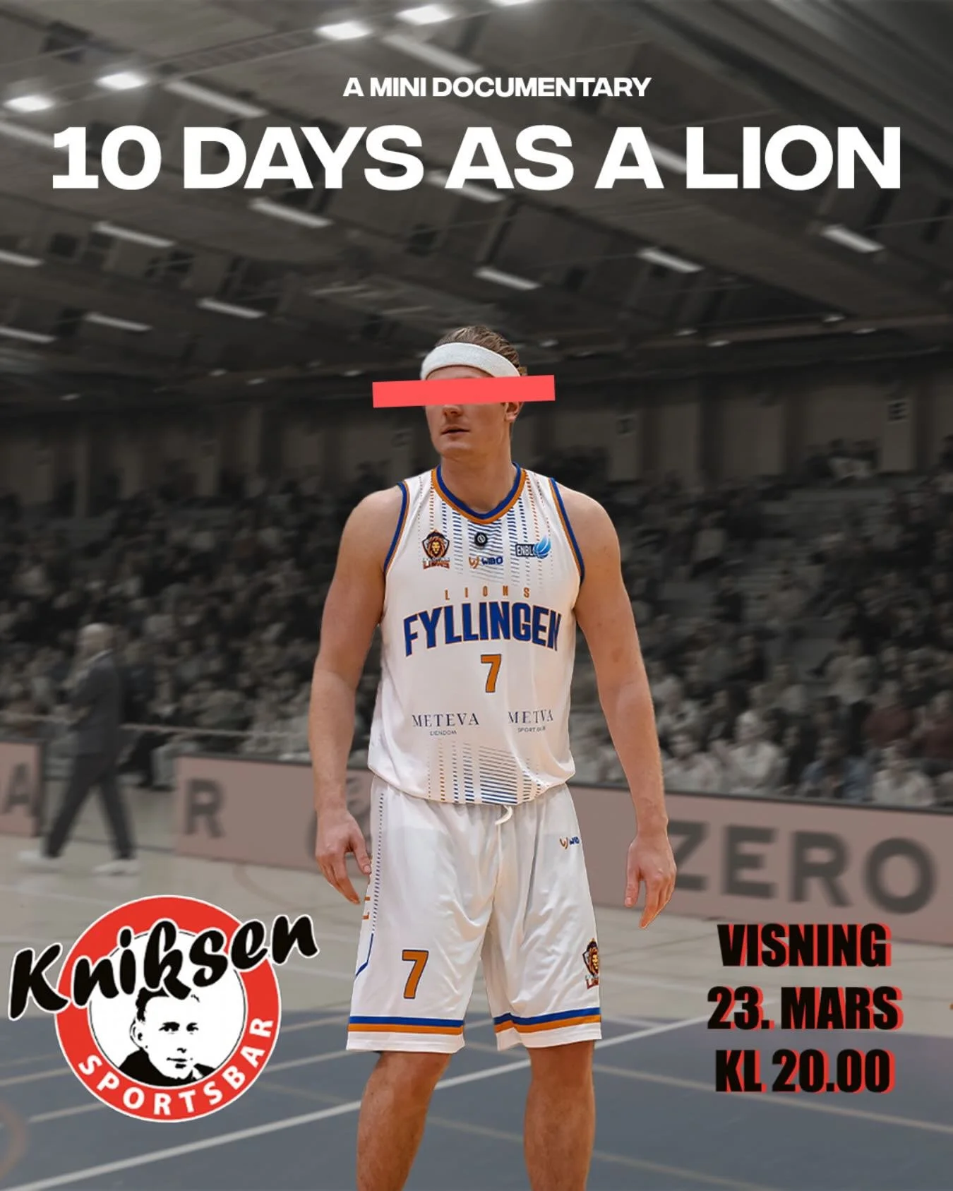 PREMIERE p&aring; YouTuber @simontronstad sin dokumentar &laquo;10 DAYS AS A LION&rdquo; 23. mars i Bergen - og du er invitert! 🎬

📍 Kniksen Sportsbar
📅 23. mars
⏰ 20:00

Vi vil gjerne dele dette magiske &oslash;yeblikket med dere Lions-fans og al