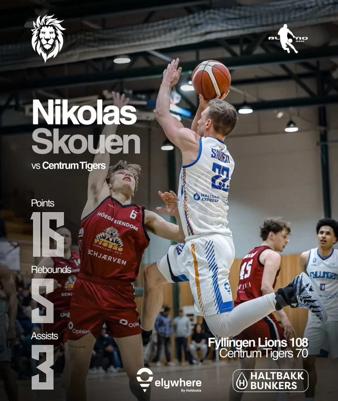 Niko Skouen 🔥 
#Fyllingenlions
Camera 🎥 @by.wilhelmine