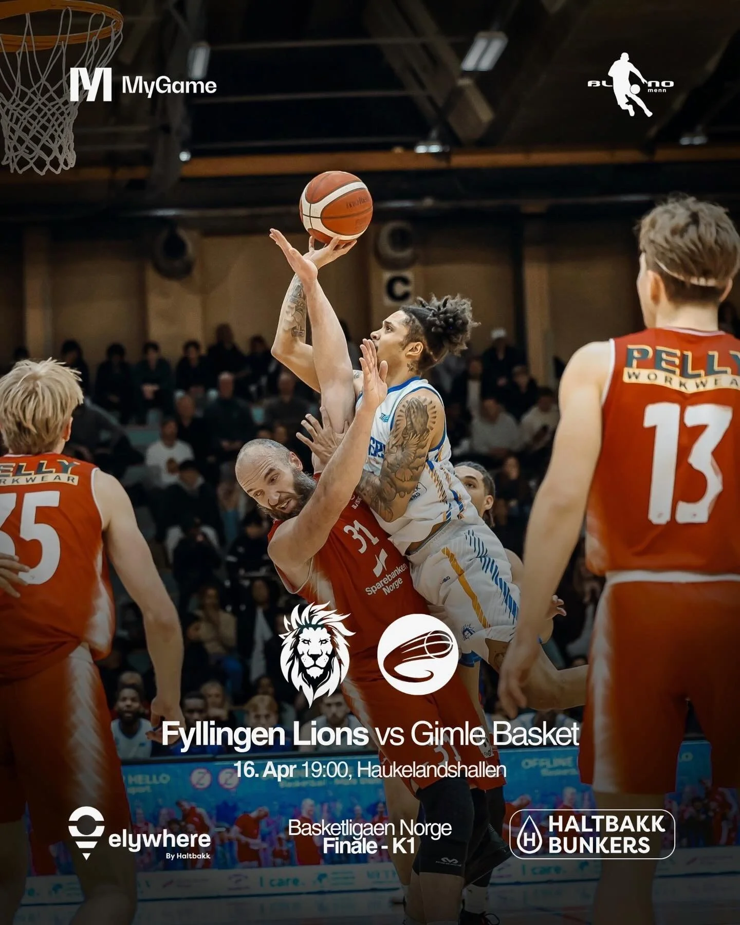 🔥Velkommen til fest: Fyllingen Lions m&oslash;ter Gimle til 1. finale i sluttspillet 16. april kl. 19.00 i Haukelandhallen🔥

Vi &oslash;nsker Bergen by velkommen til en elektrisk finale &ndash; og vi trenger DIN st&oslash;tte p&aring; tribunen!

Ik