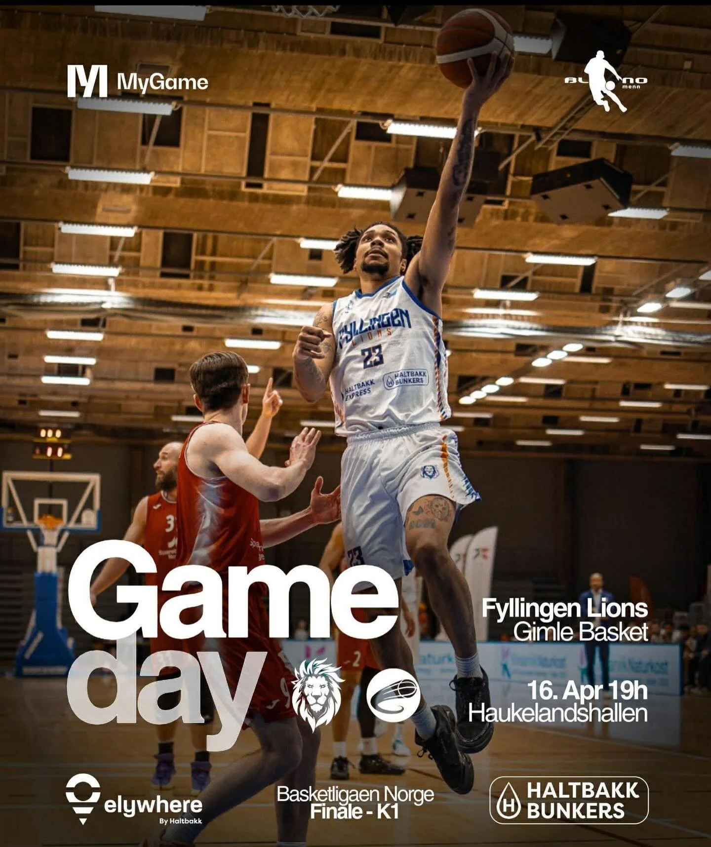 Gameday - ses i Haukelandhallen 19.00🔥

Vi &oslash;nsker Bergen by velkommen til en elektrisk finale! Vil de historiske seriemestrene Fyllingen Lions og vinnerne av finalen de to siste &aring;rene g&aring; til topps eller klar Gimle stoppe seiersrek