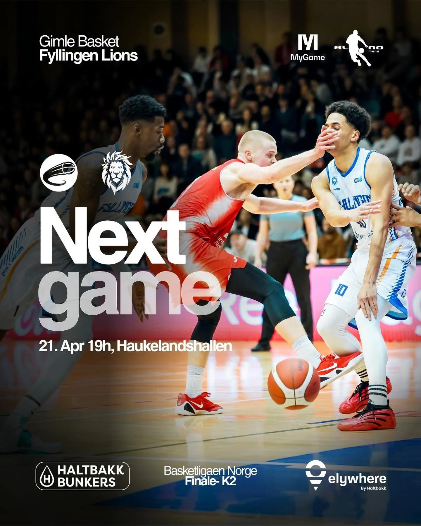 Vi er klare for kongepokalen og 3 peat - ses i Haukelandhallen tirsdag 19, torsdag 23. og mandag 27. kl 19.00🦁🔥