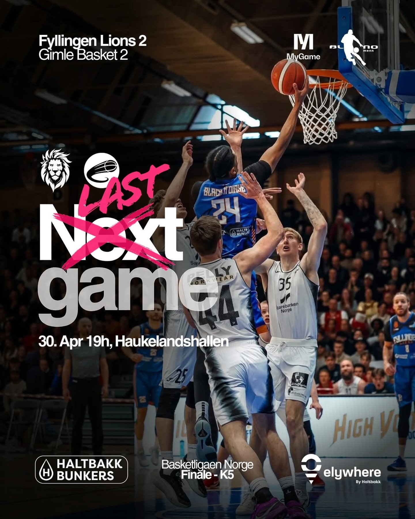 Torsdag 30. April i Haukelandshallen klokken 19.00. Make it or break it! 

Vi sees til NM finalen 🔥