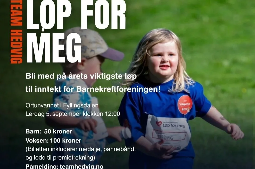 LØP FOR MEG 2026 - BARNEKREFTFORENINGEN