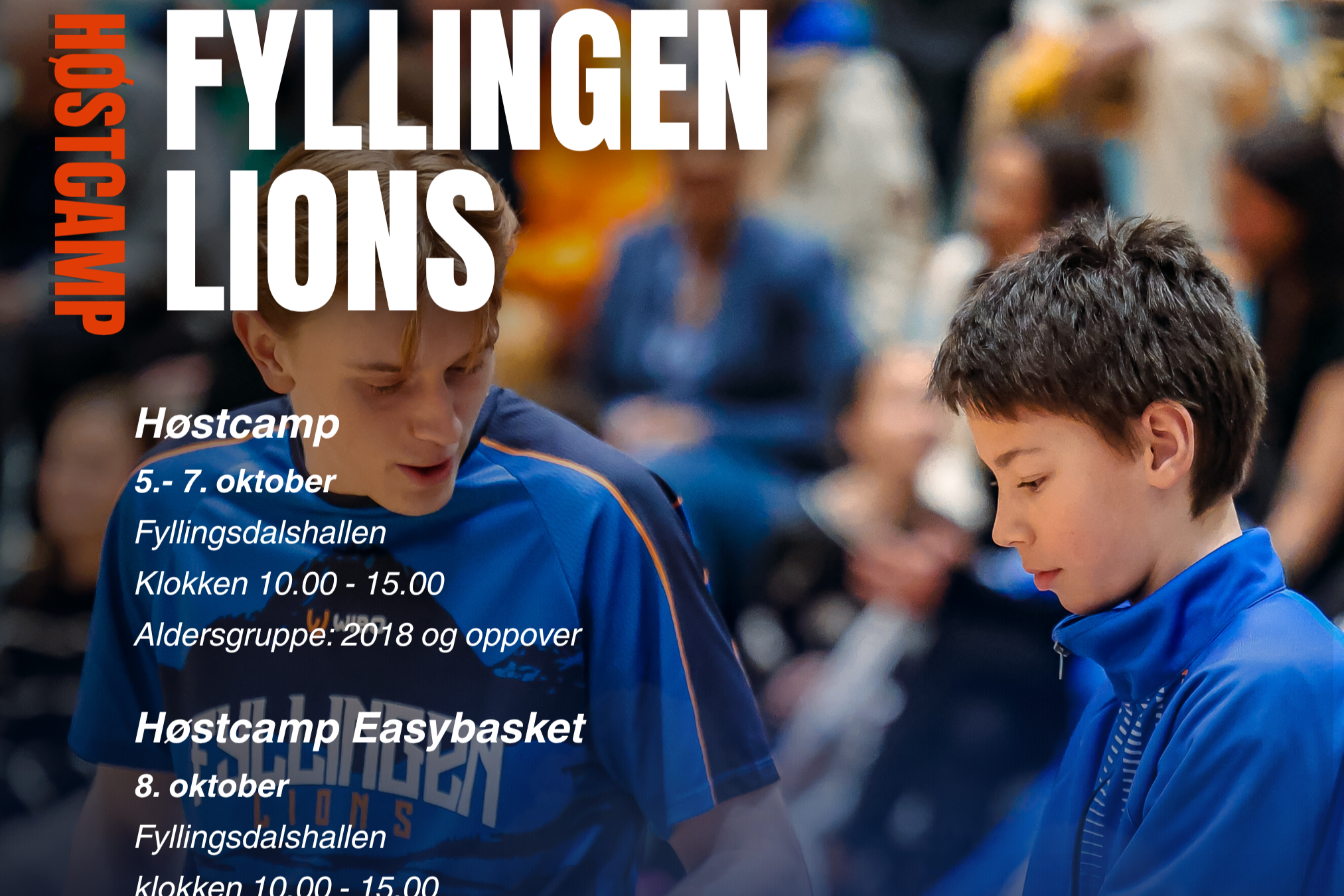 BASKET CAMP I HØSTFERIEN